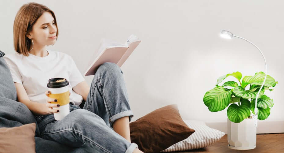 SANSI clip-on led grow light for single plant