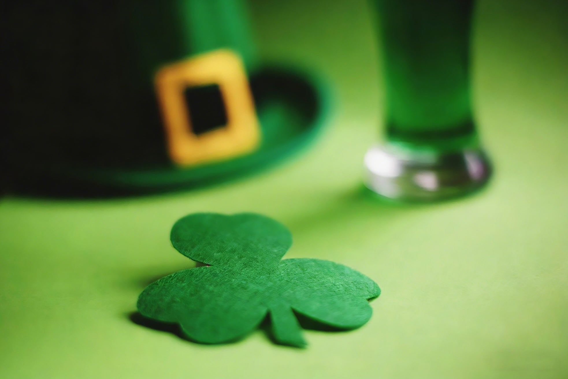 Play with Green Lighting to Create St. Patrick's Day Surprise Corners