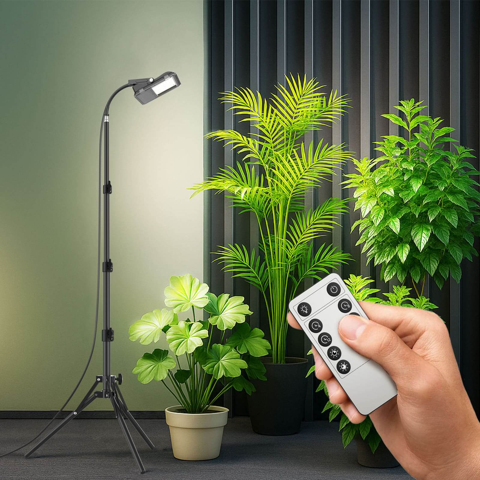 30-W-LED-Wachstumslicht mit Stativ (NUR USA)