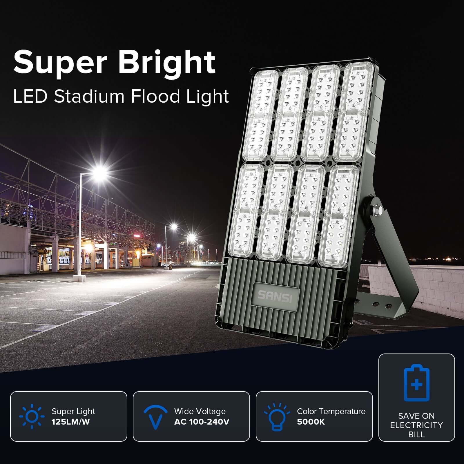 SANSI 320W LED Stadium Floodlight