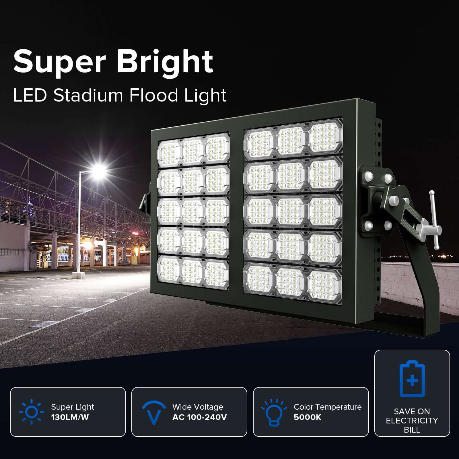 SANSI 600W-1000W LED-Stadionflutlicht