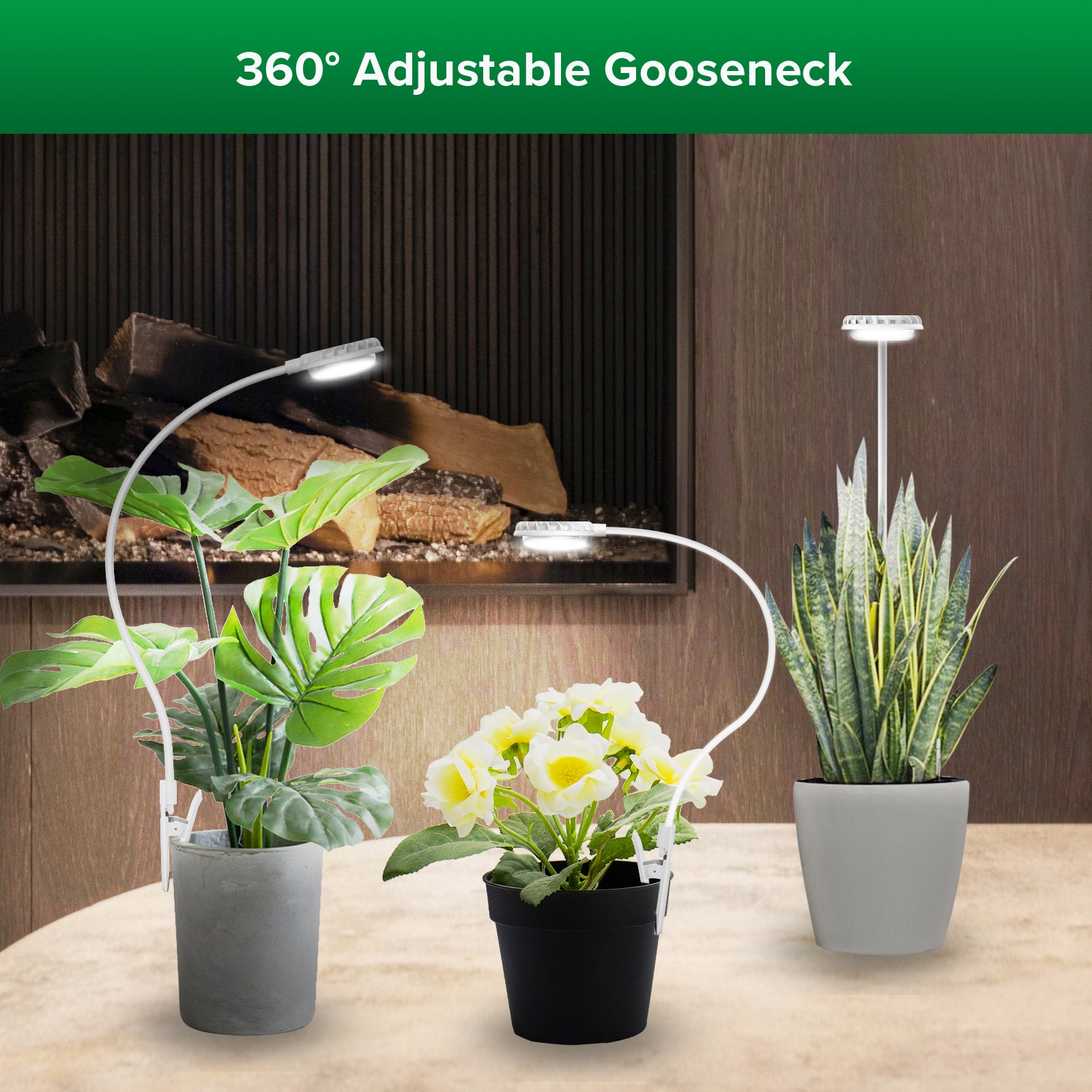 SANSI 4.5W Pot Clip LED Grow Light (EU/UK ONLY)