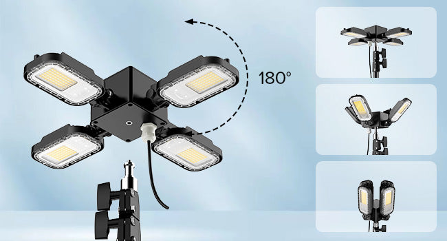 100W work light with Head Rotates 180° Vertically