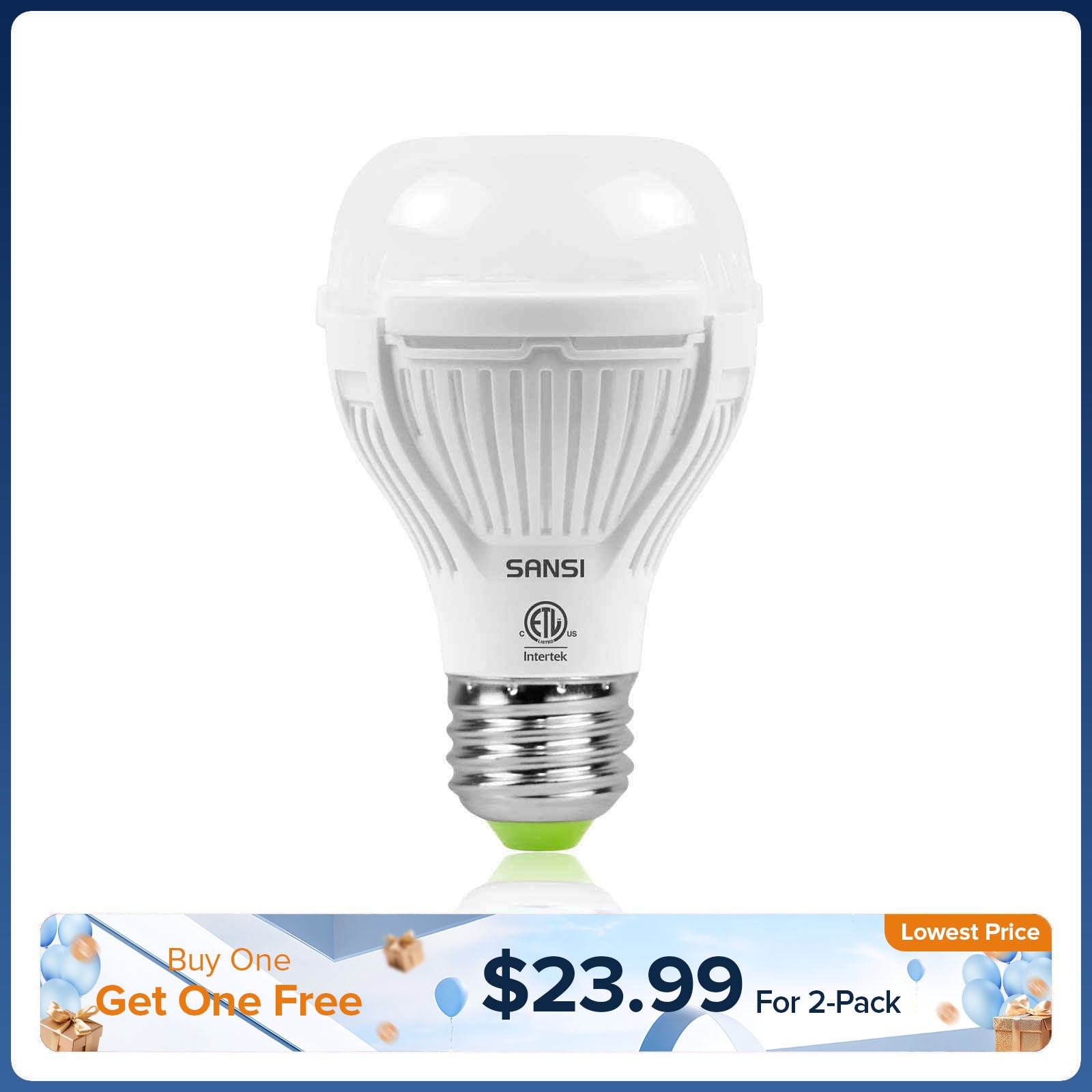 SANSI A19 10W LED Grow Light Bulb (EU/UK ONLY)