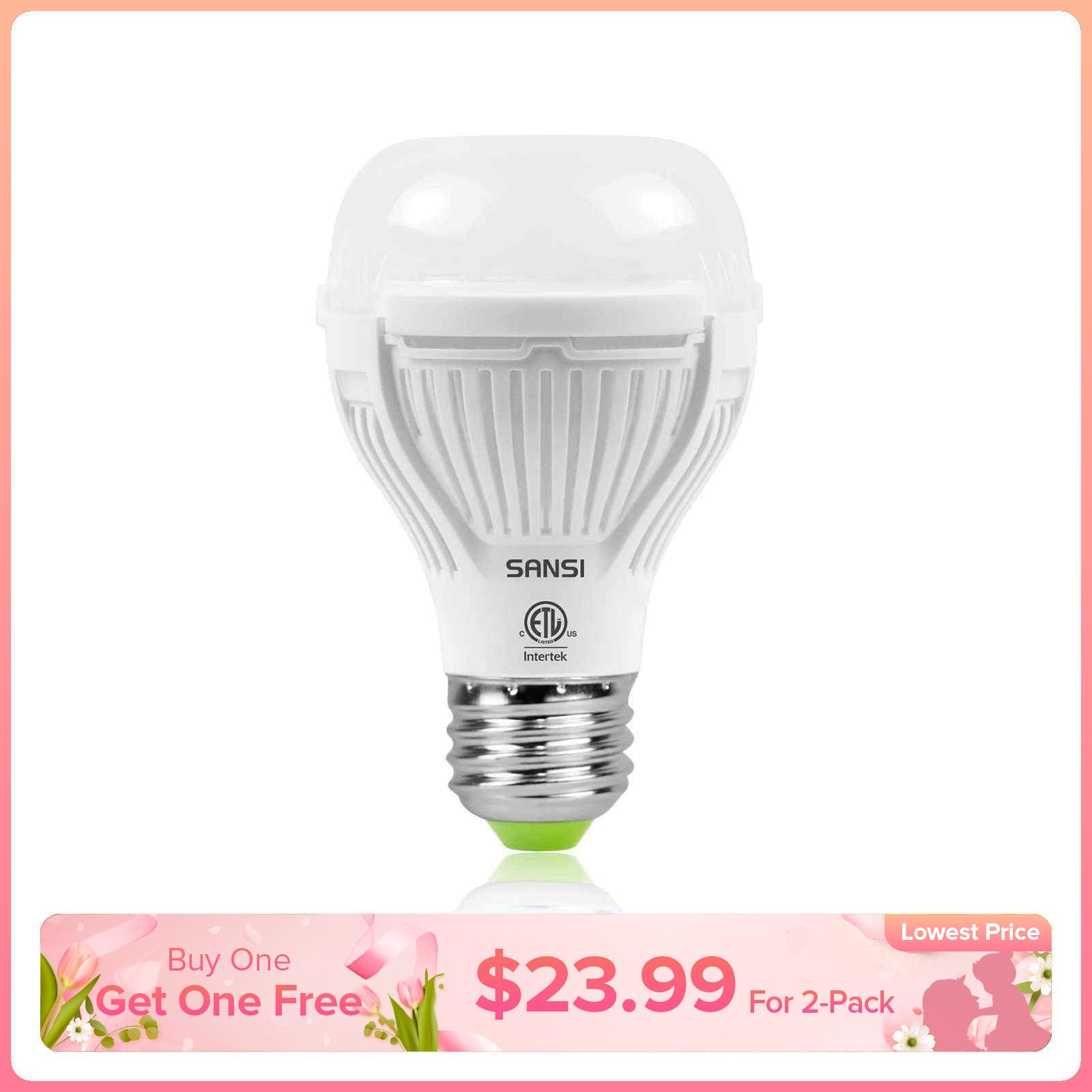 A19 10W LED Grow Light Bulb (EU/UK ONLY)