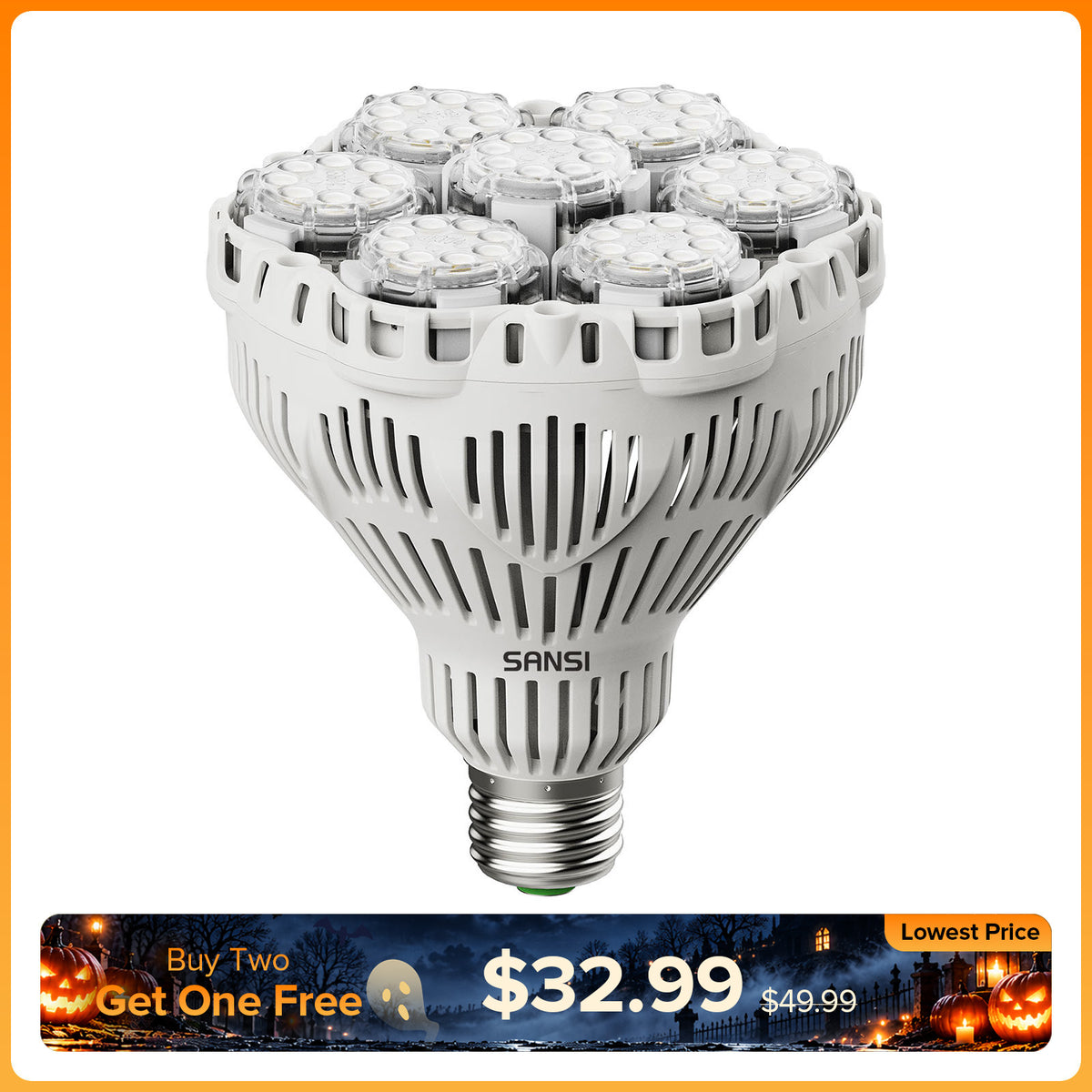 SANSI BR30 45W LED Light Bulb(US/CA ONLY)