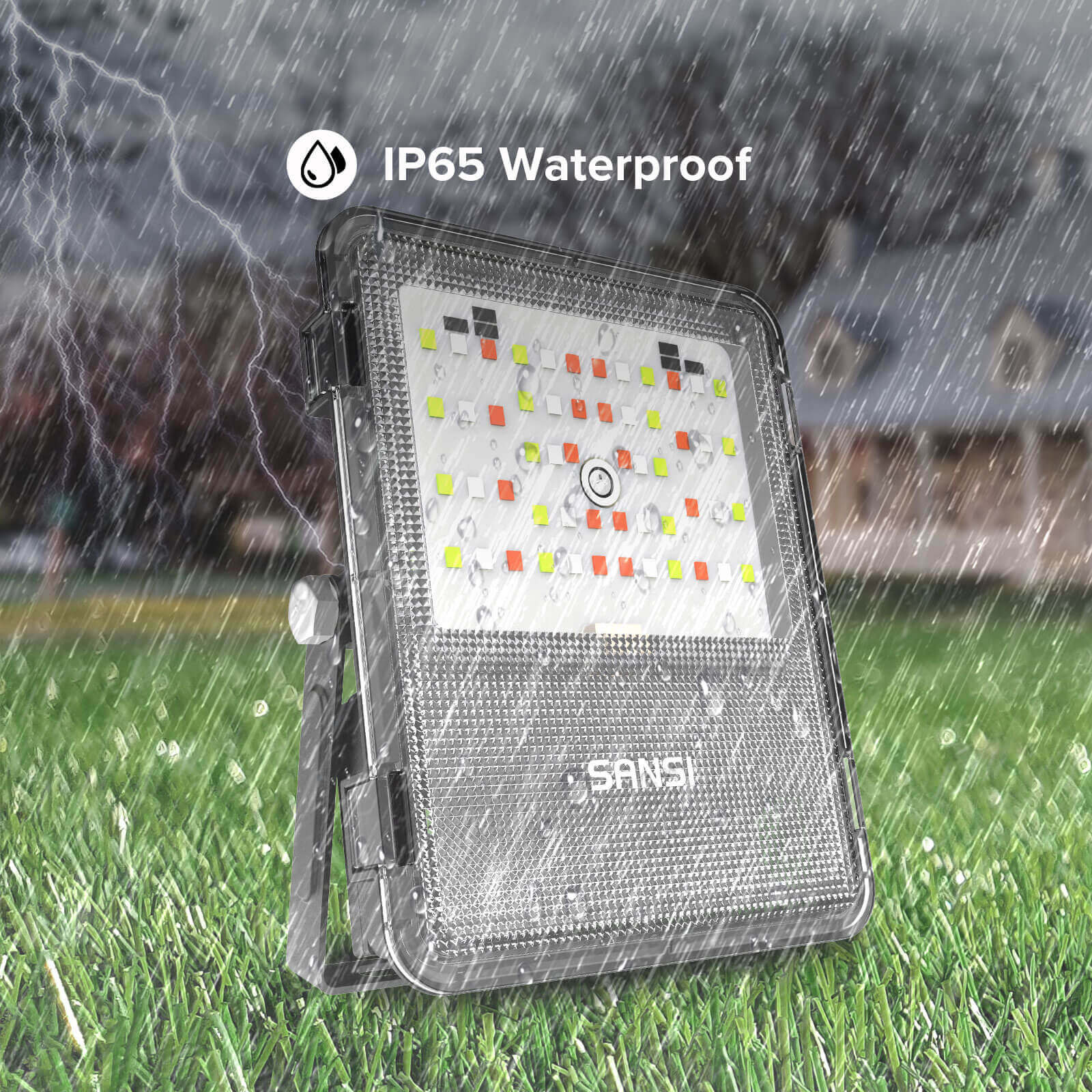 IP65 Waterproof.