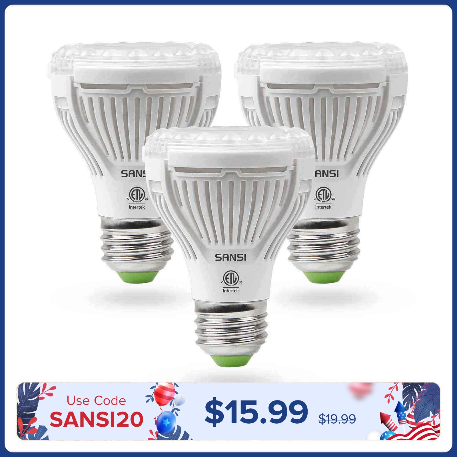 PAR20 10W LED Grow Light Bulb