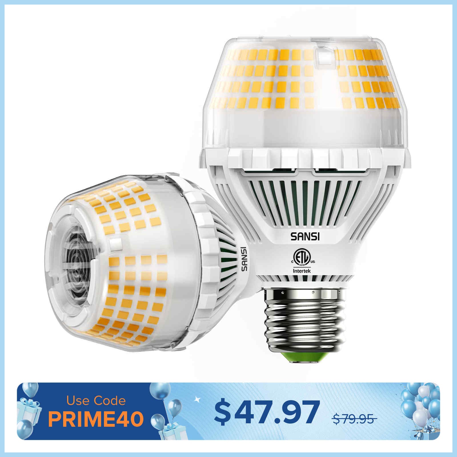 A19 35W 3000K LED Light Bulb (US ONLY)