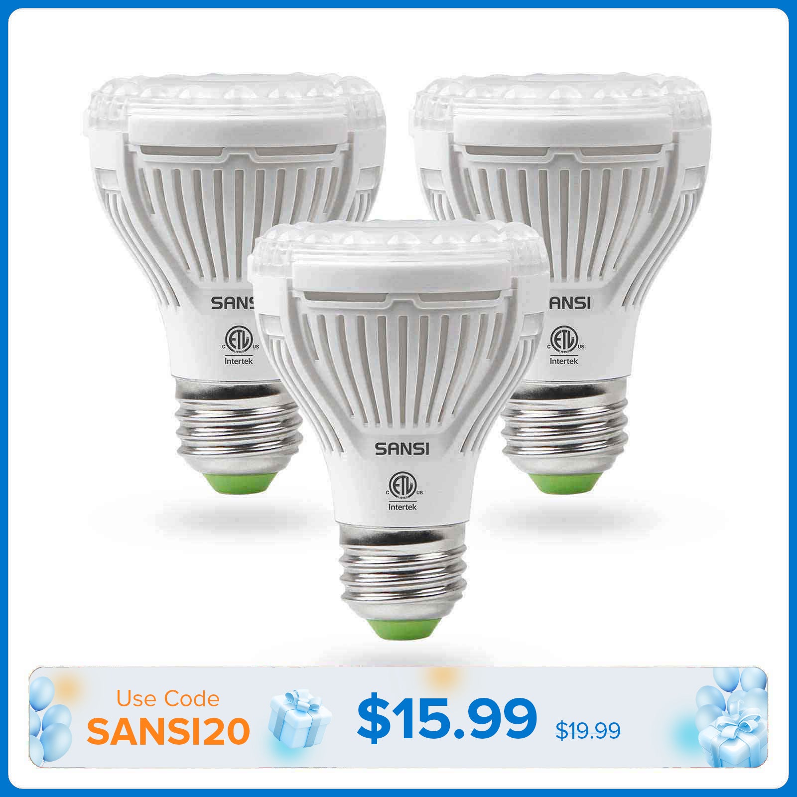 PAR20 10W LED Grow Light Bulb
