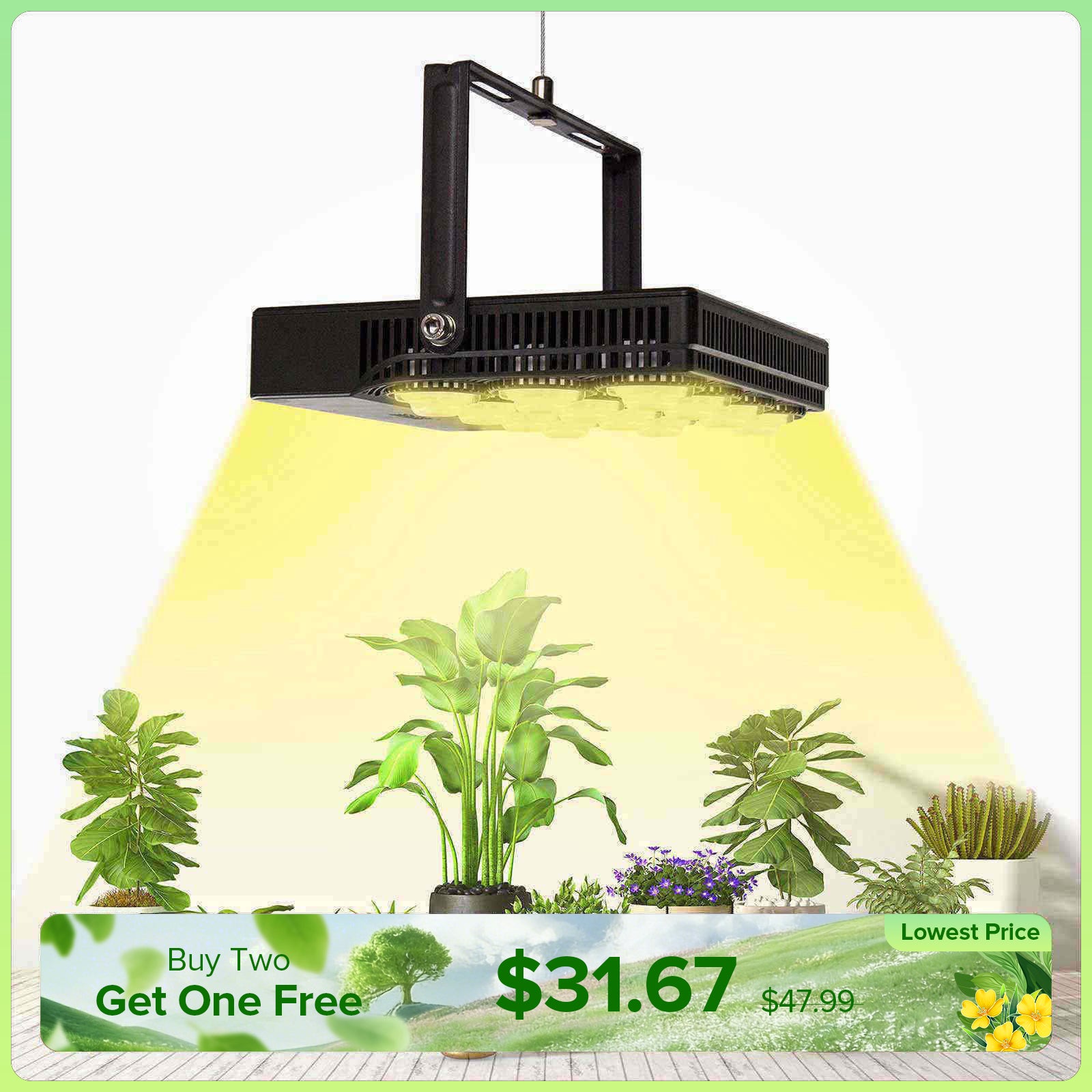 45W LED Grow Light (EU/UK ONLY)