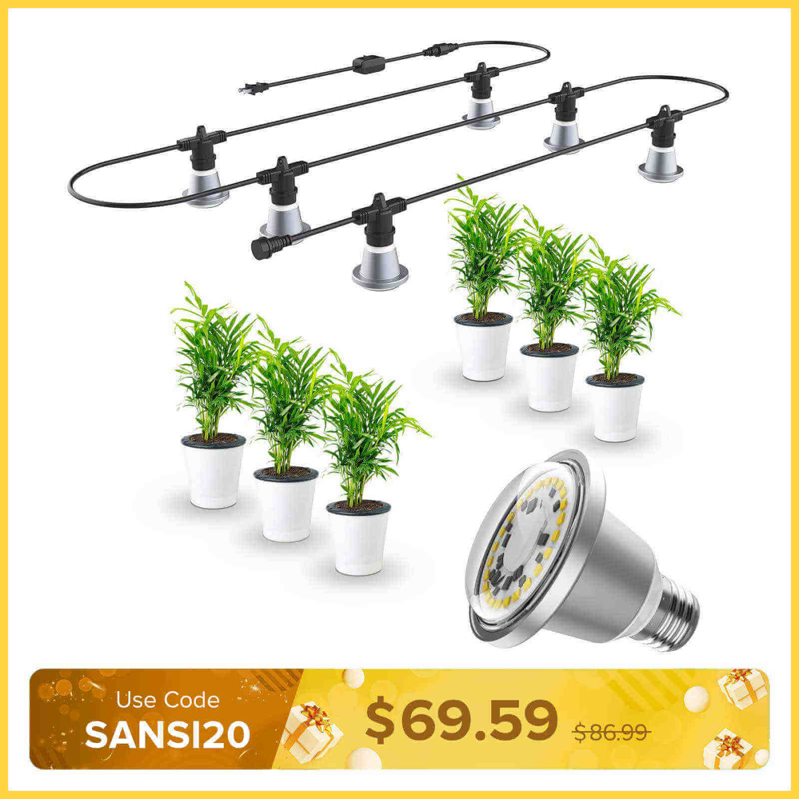 Hanging Grow Light String(US ONLY)