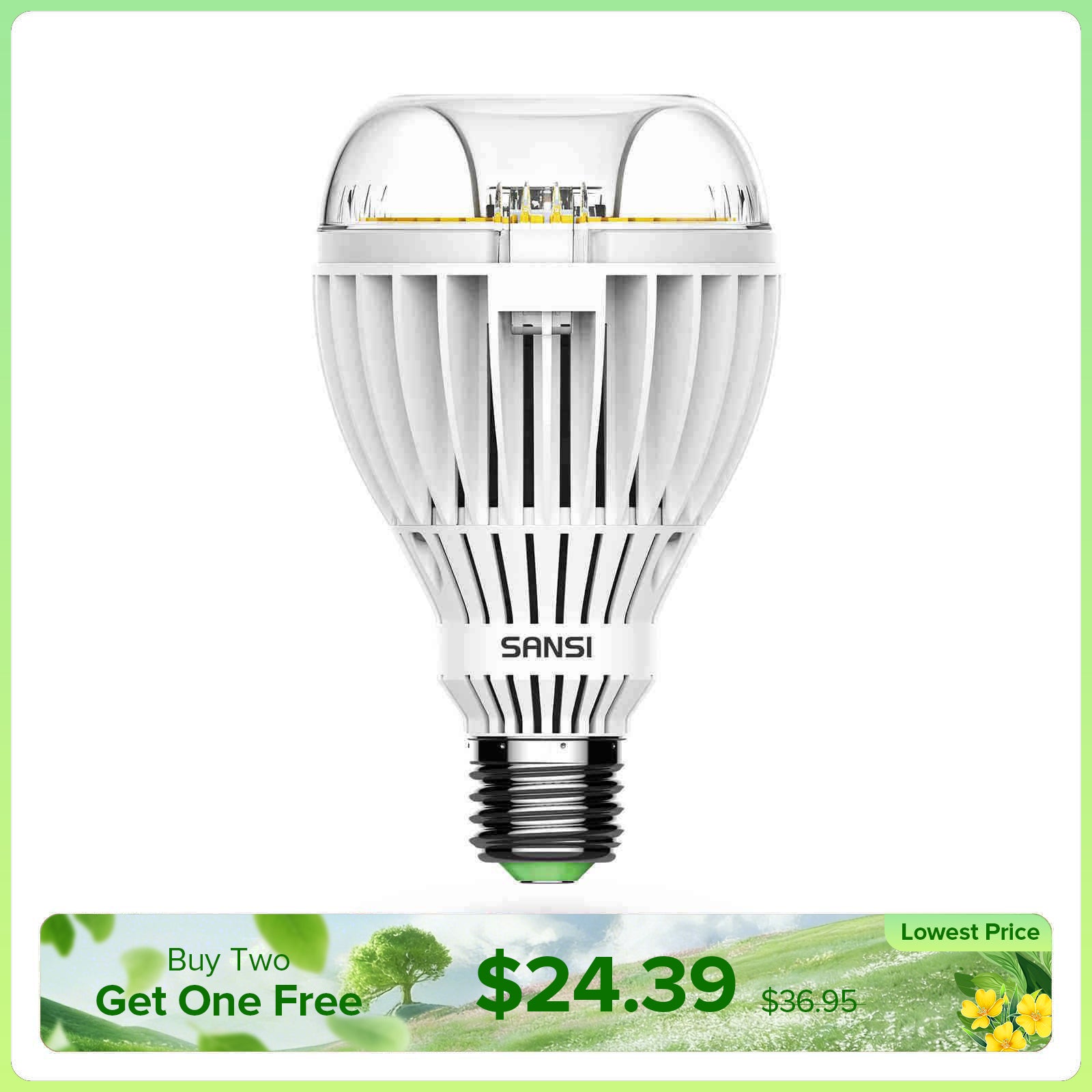 A21 36W LED 3000K/5000K Light Bulb (US/CA ONLY)