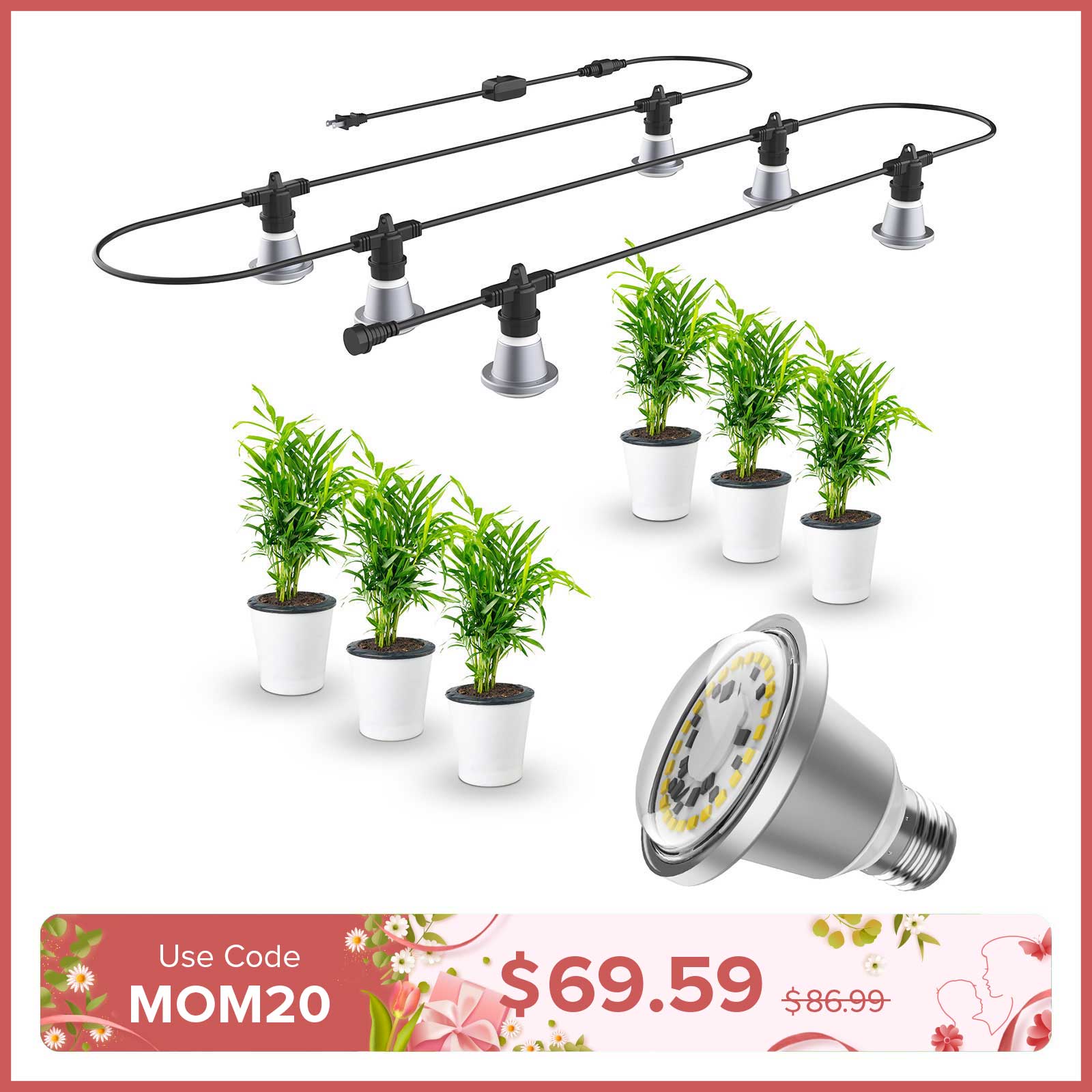 Hanging Grow Light String(US ONLY)