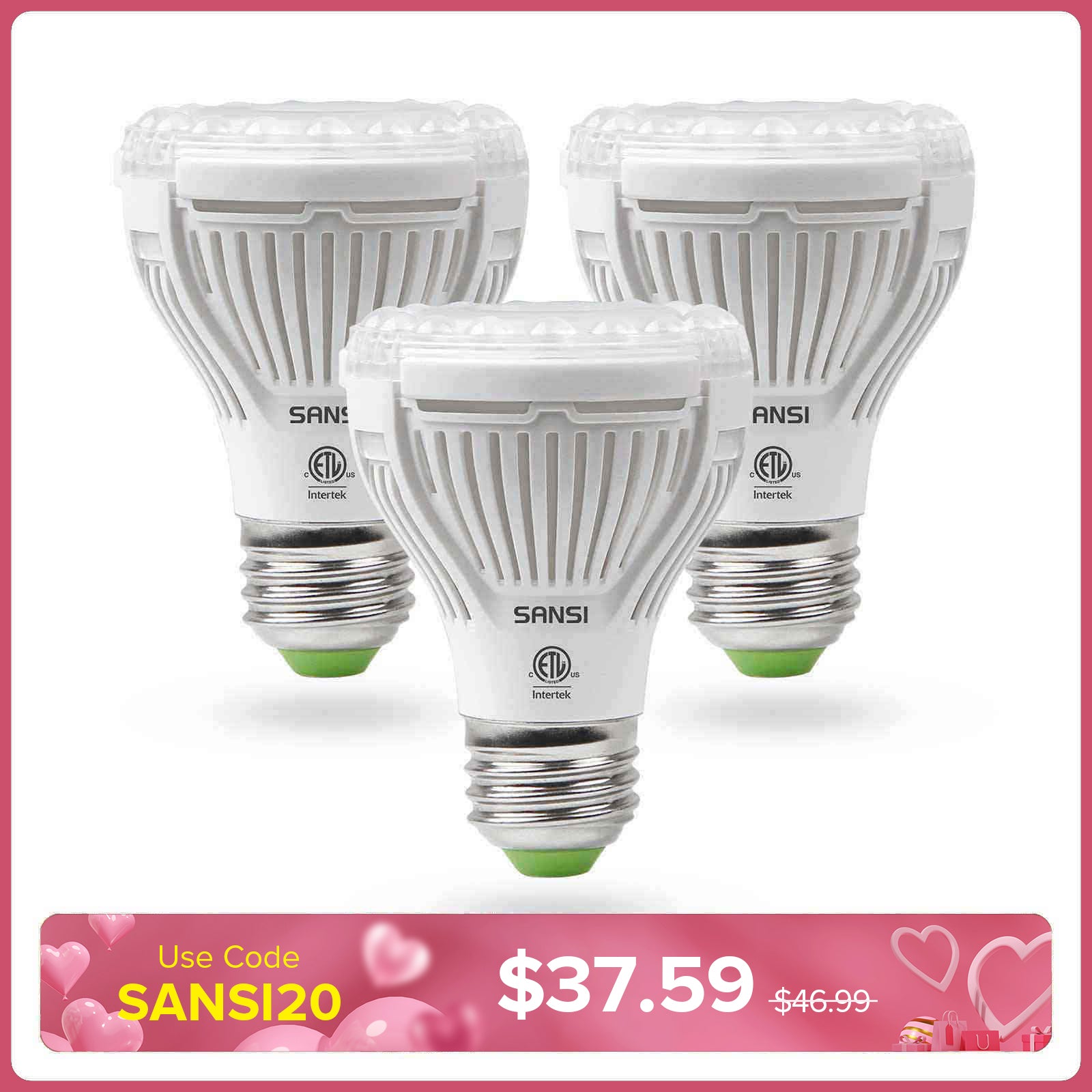 Lampadina LED PAR20 da 10 W per la coltivazione