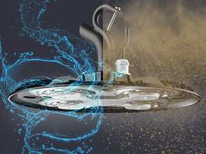 IP65 Water-proof & Dust-proof:The integrated structure can also better reduce the adhesion of water, oil and dust, effectively reducing the maintenance frequency.