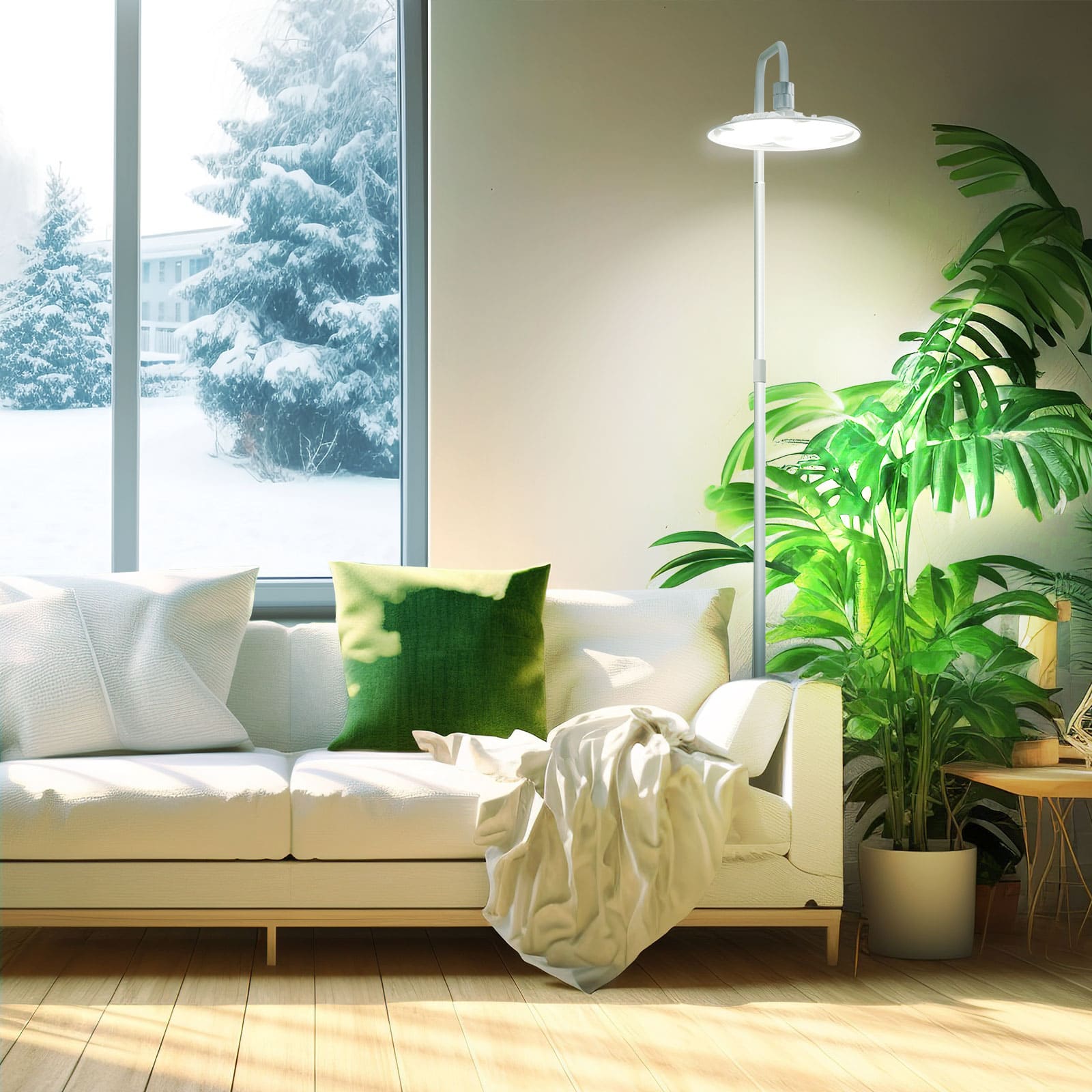 SANSI 125W Tall Standing Grow Light With Remote Control (EU ONLY)