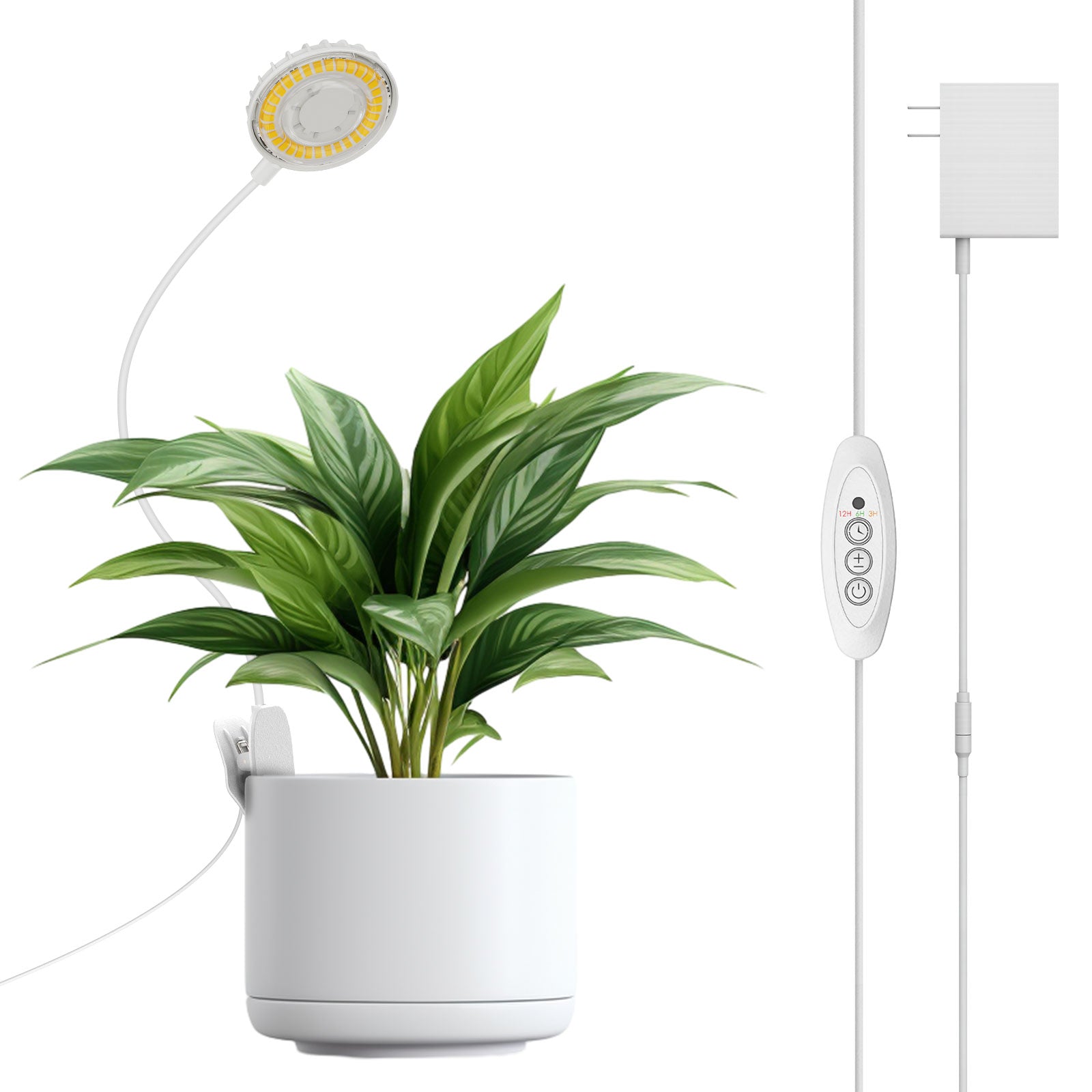 Lampada LED per coltivazione SANSI da 12 W con clip per vaso (SOLO USA)