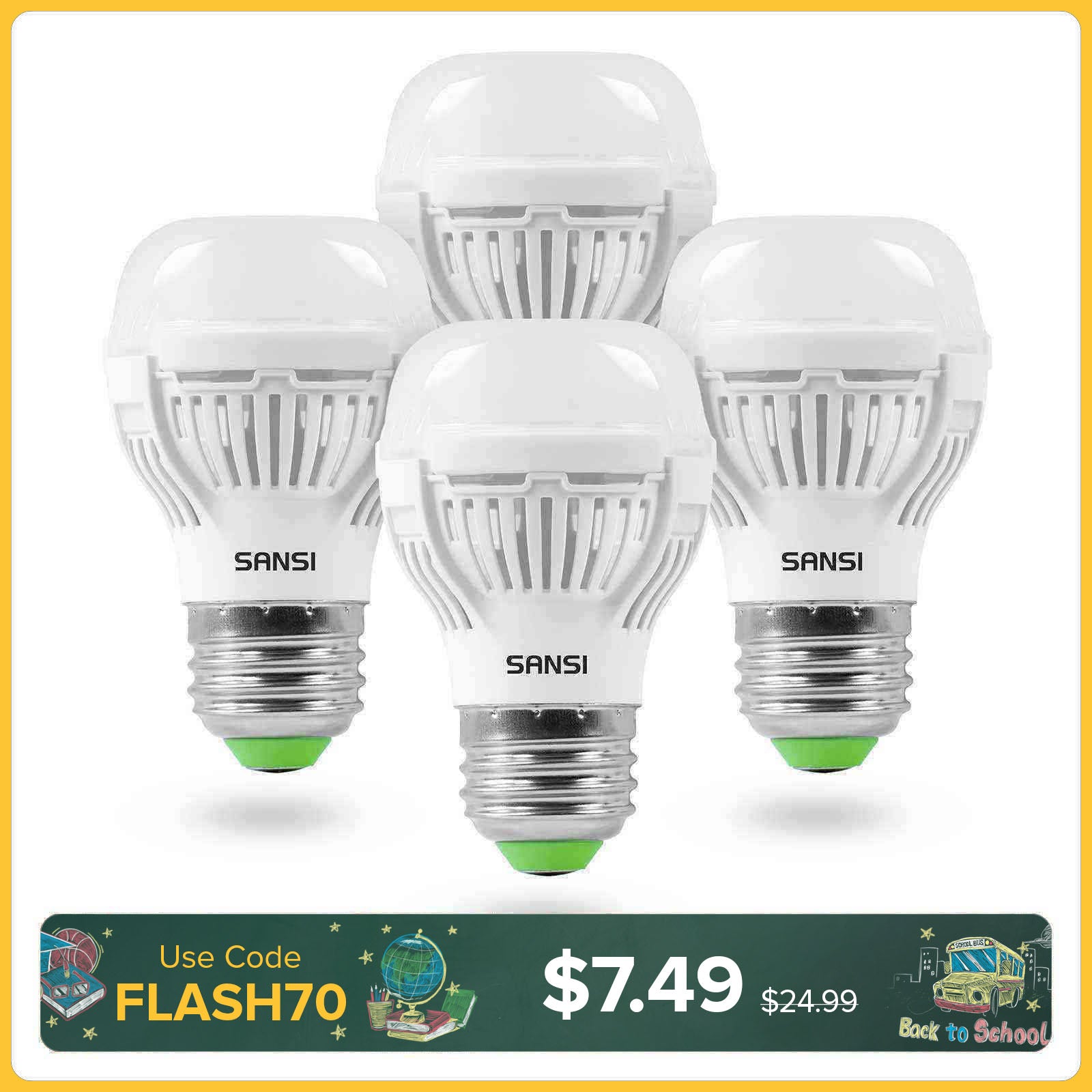 Upgraded A15 9W LED Light Bulb (US ONLY)
