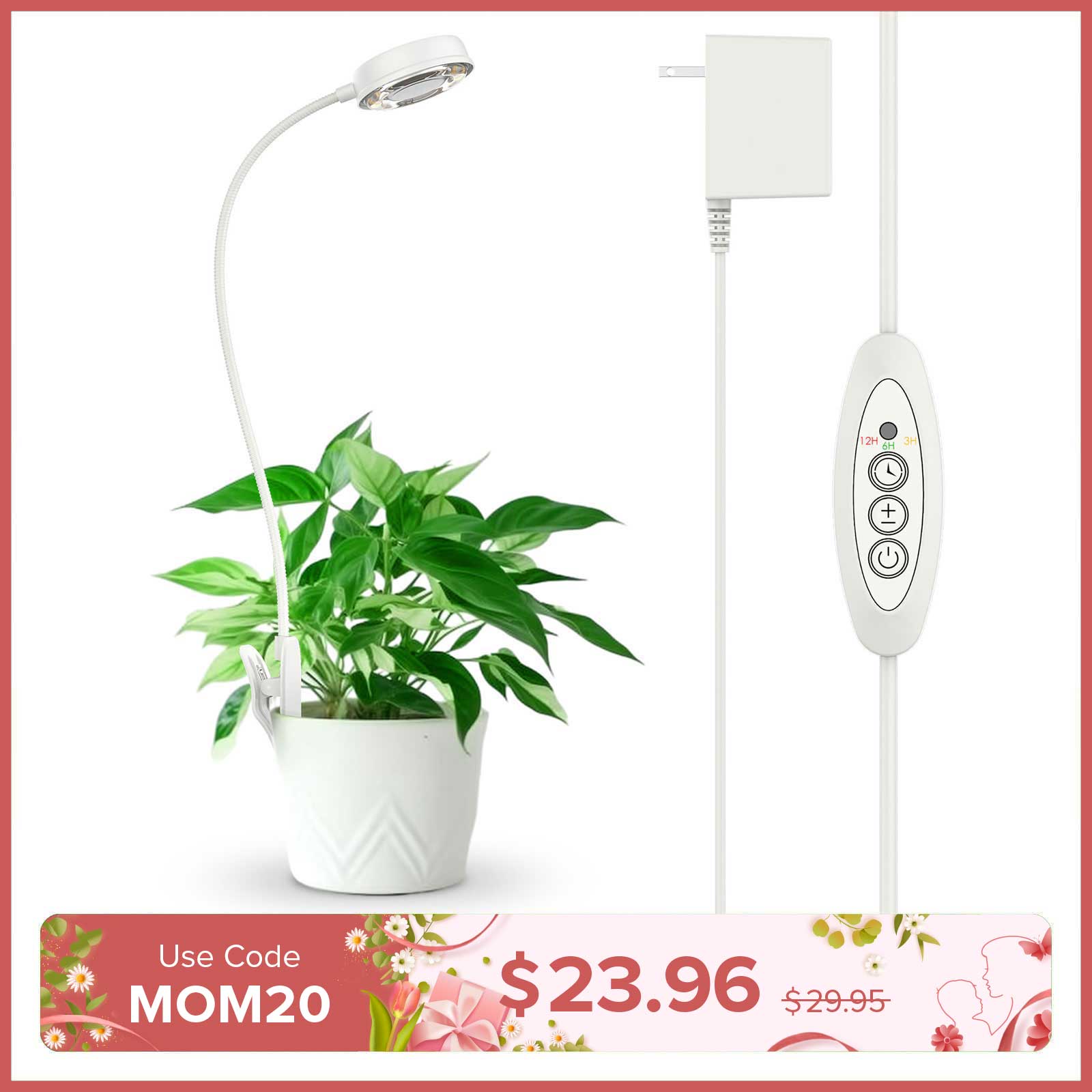 10W Pot Clip Led Grow Light