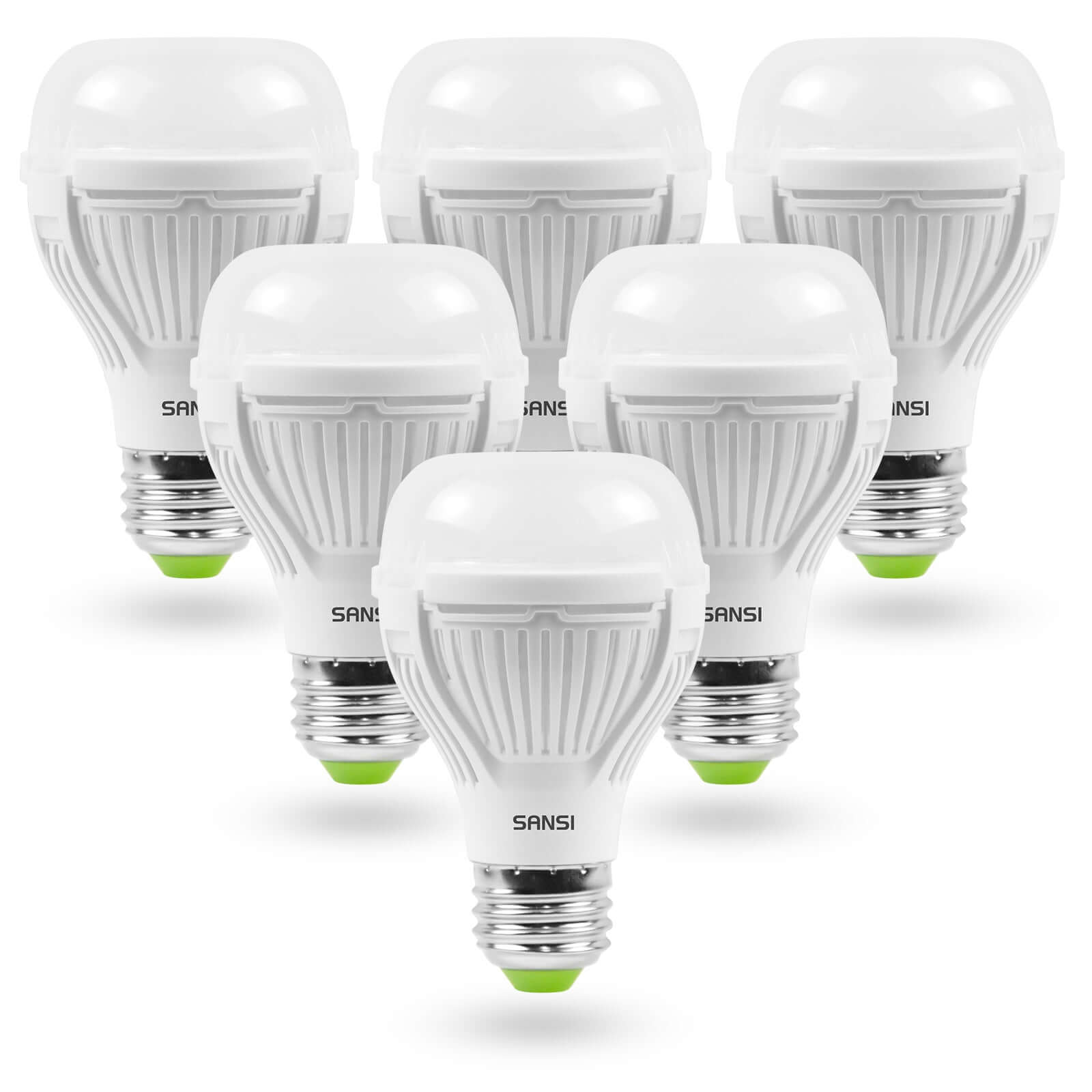 Upgraded A19 13W led light bulb with energy efficient for bedroom, 6 pack