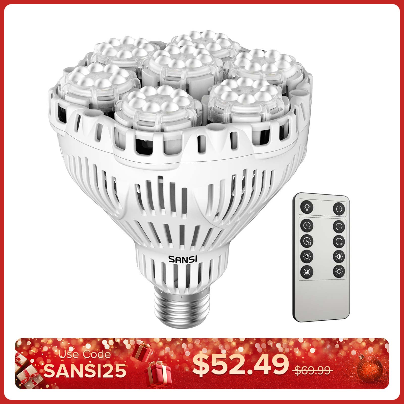 BR30 40W LED-Wachstumslampe mit Fernbedienung (NUR USA)