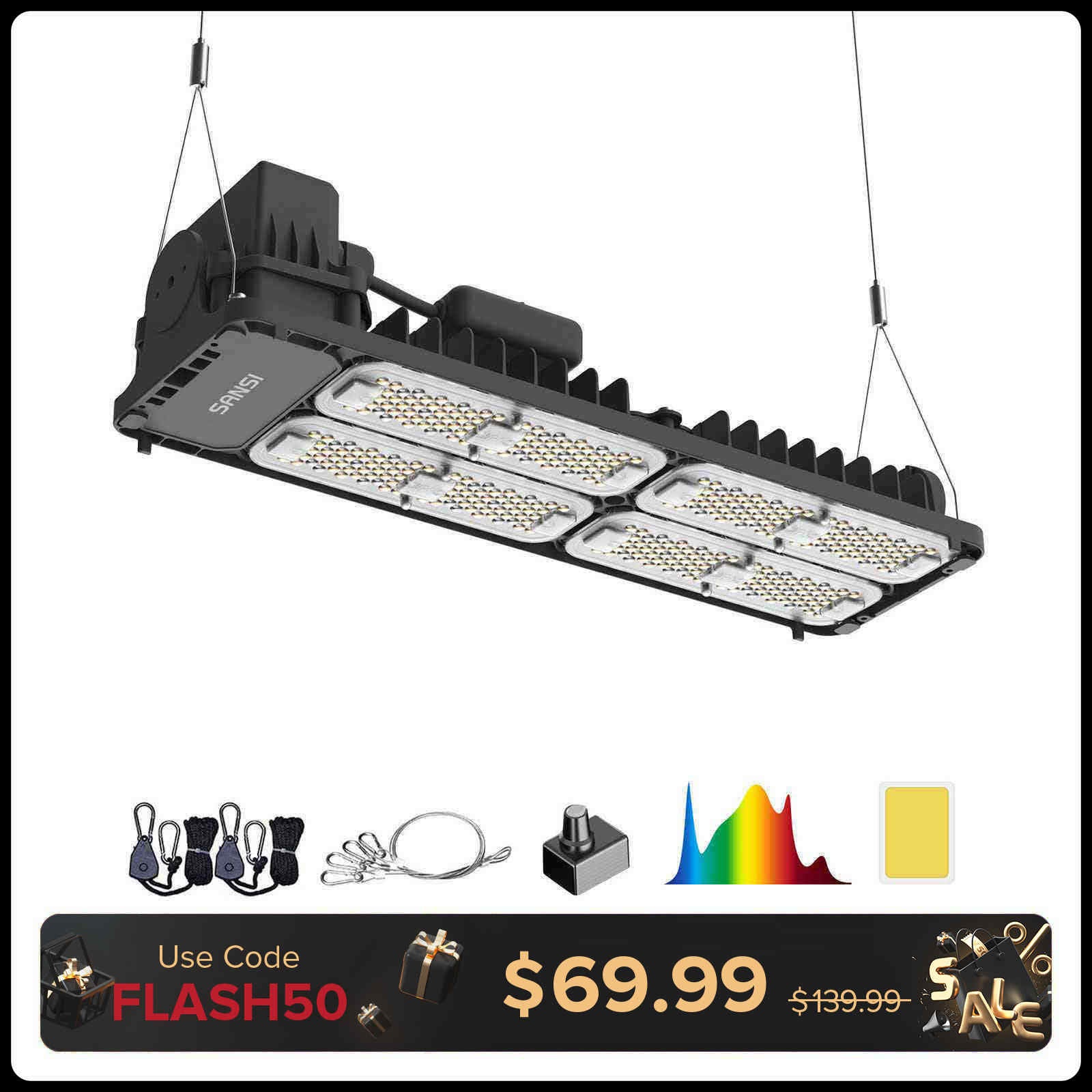 Dimmbares 150-W-LED-Wachstumslicht (NUR EU)