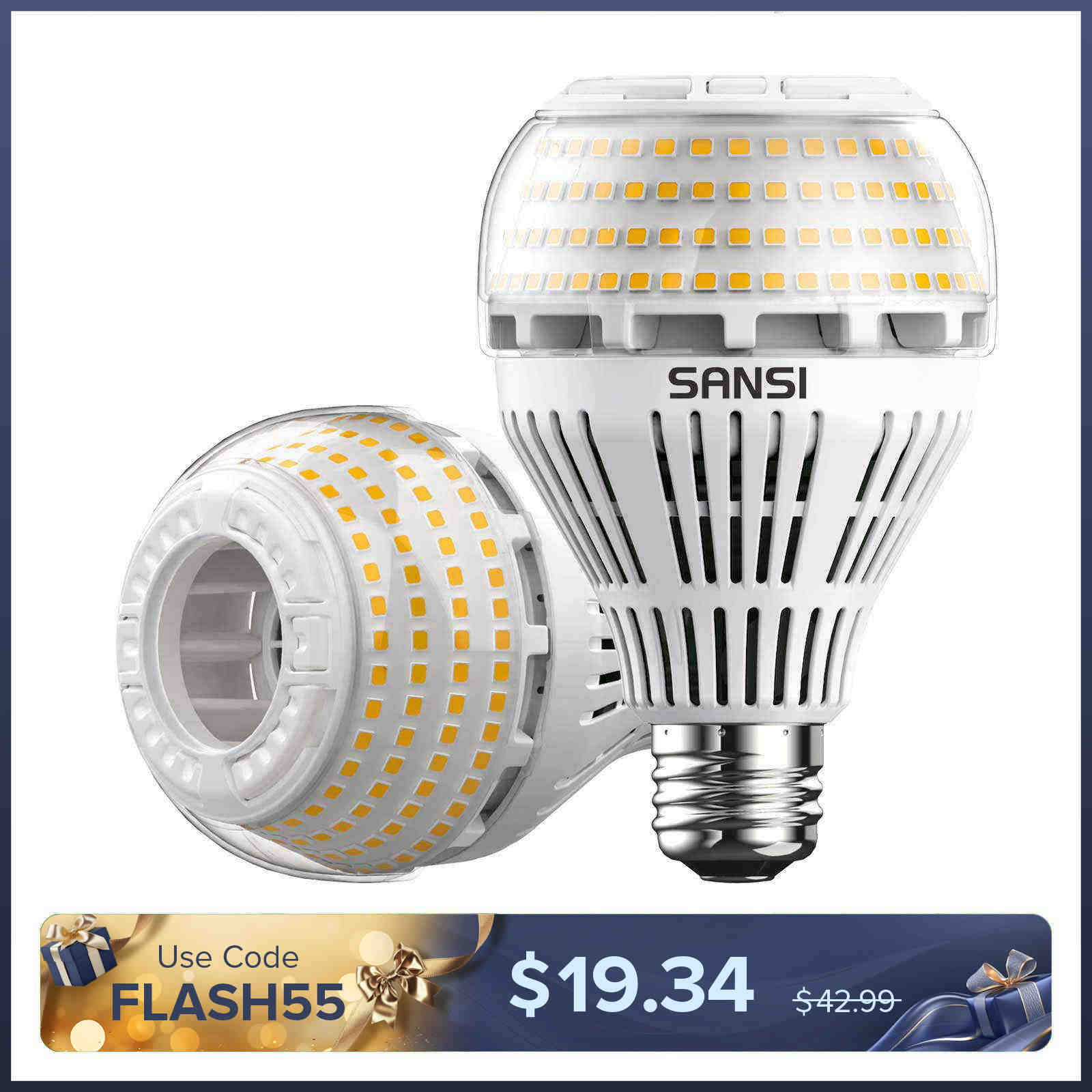 A21 22W LED 3000K/5000K Light Bulb