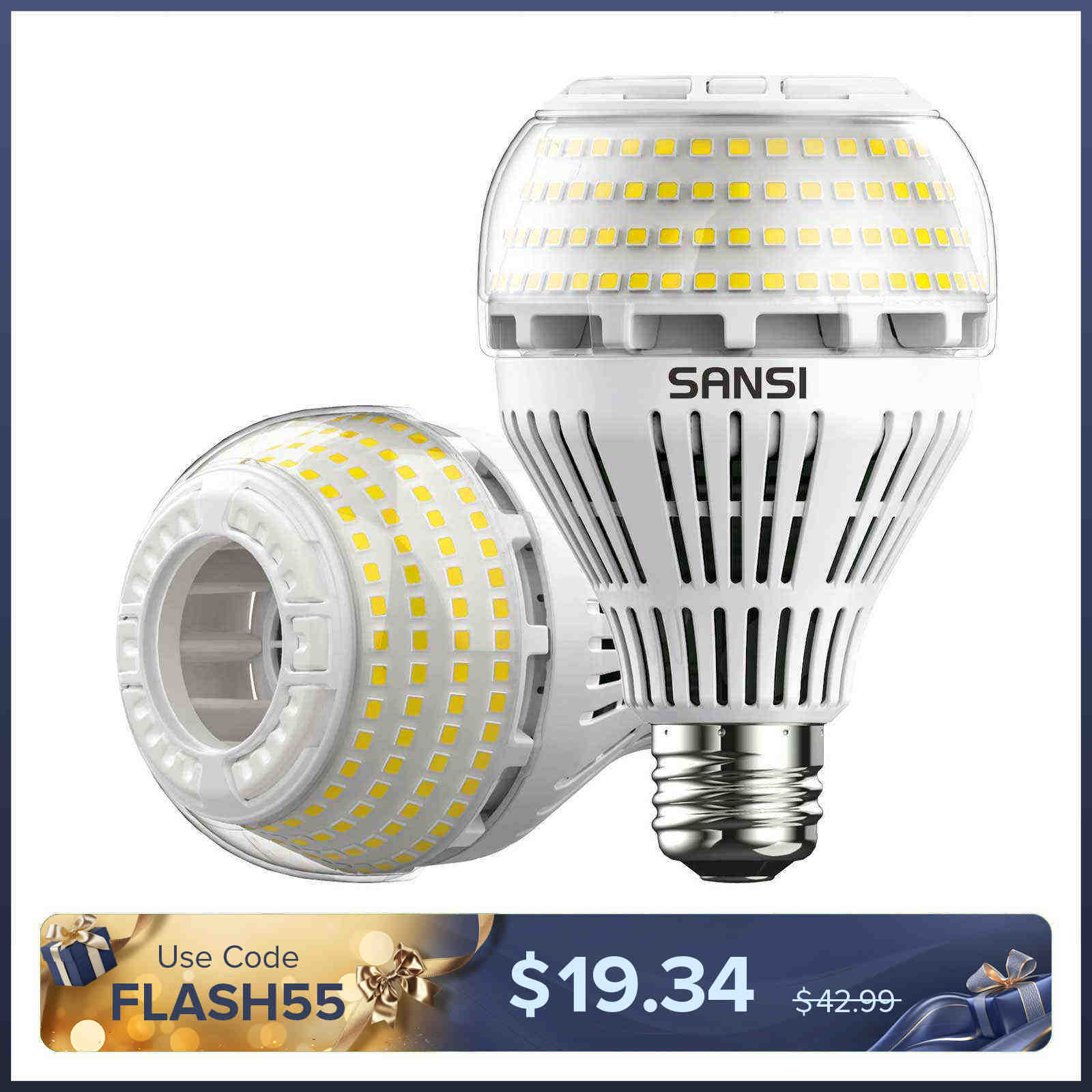 A21 22W LED 3000K/5000K Light Bulb
