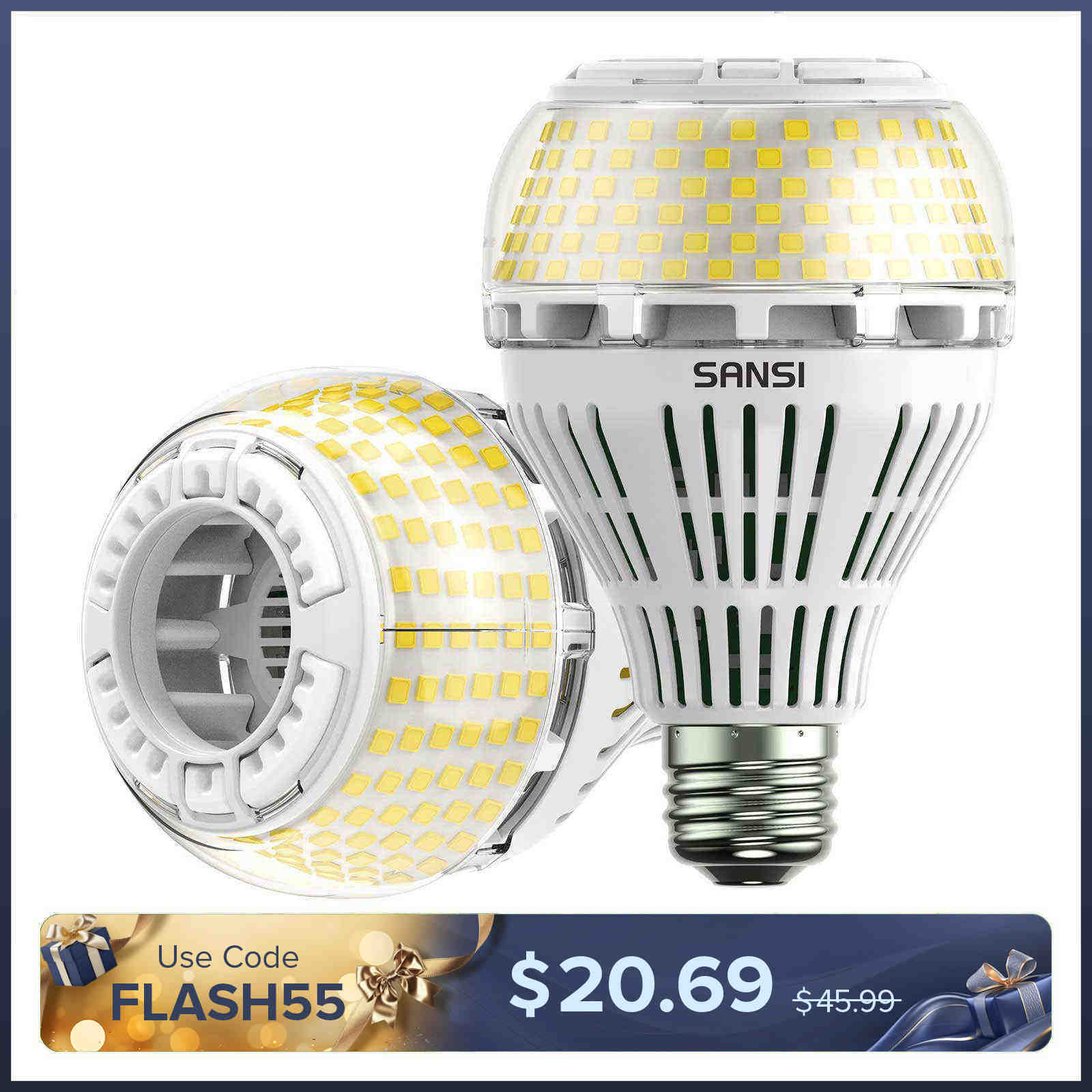 Dimmable A21 27W LED 3000K/5000K Light Bulb (EU ONLY)
