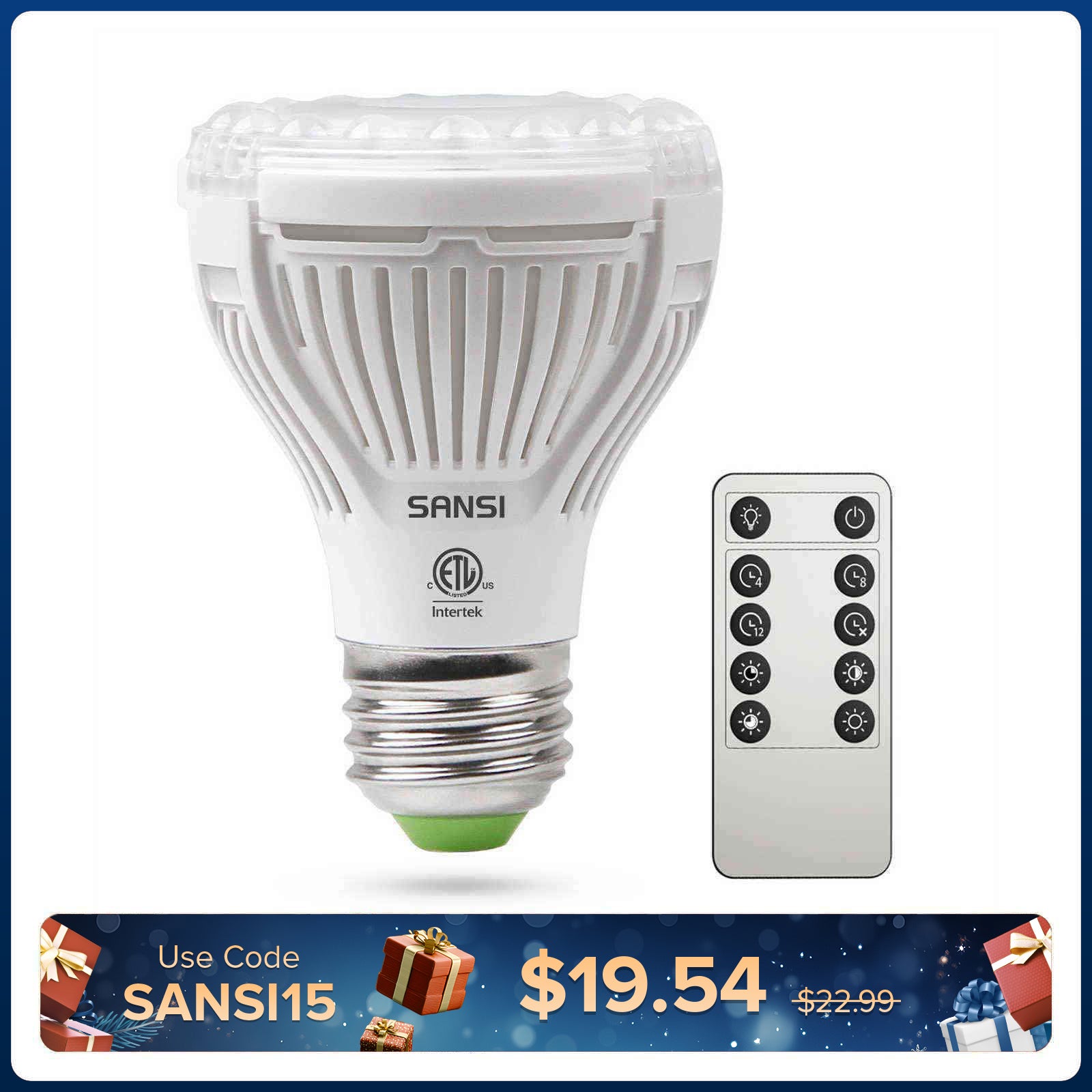 PAR20 5W LED-Wachstumslampe mit Fernbedienung (NUR USA)