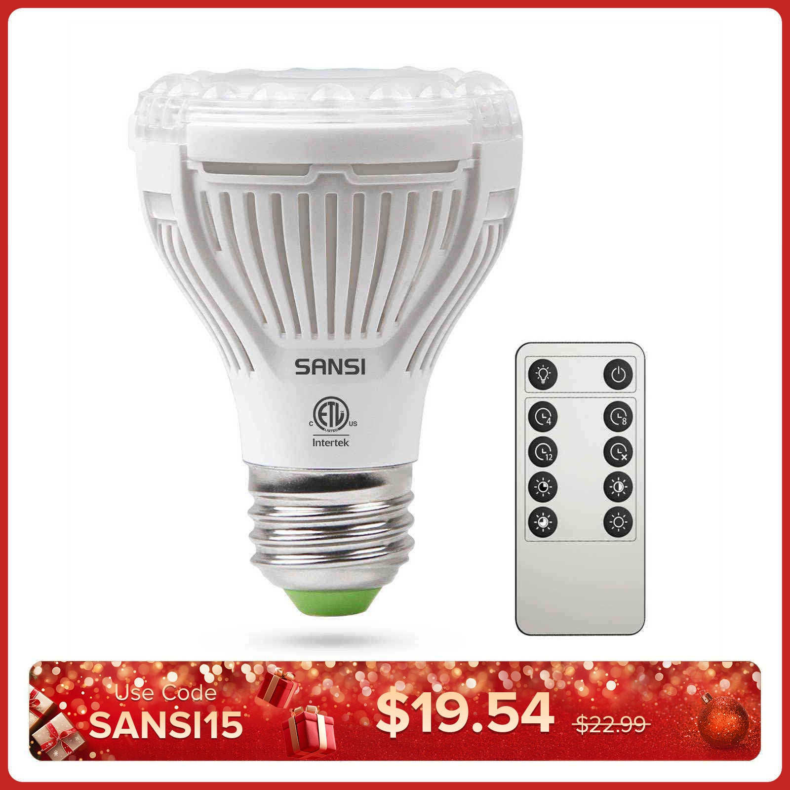 PAR20 5W LED-Wachstumslampe mit Fernbedienung (NUR USA)