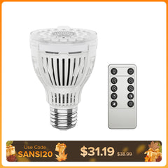 SANSI A19 10W LED Grow Light Bulb With Remote Control (EU/UK ONLY)
