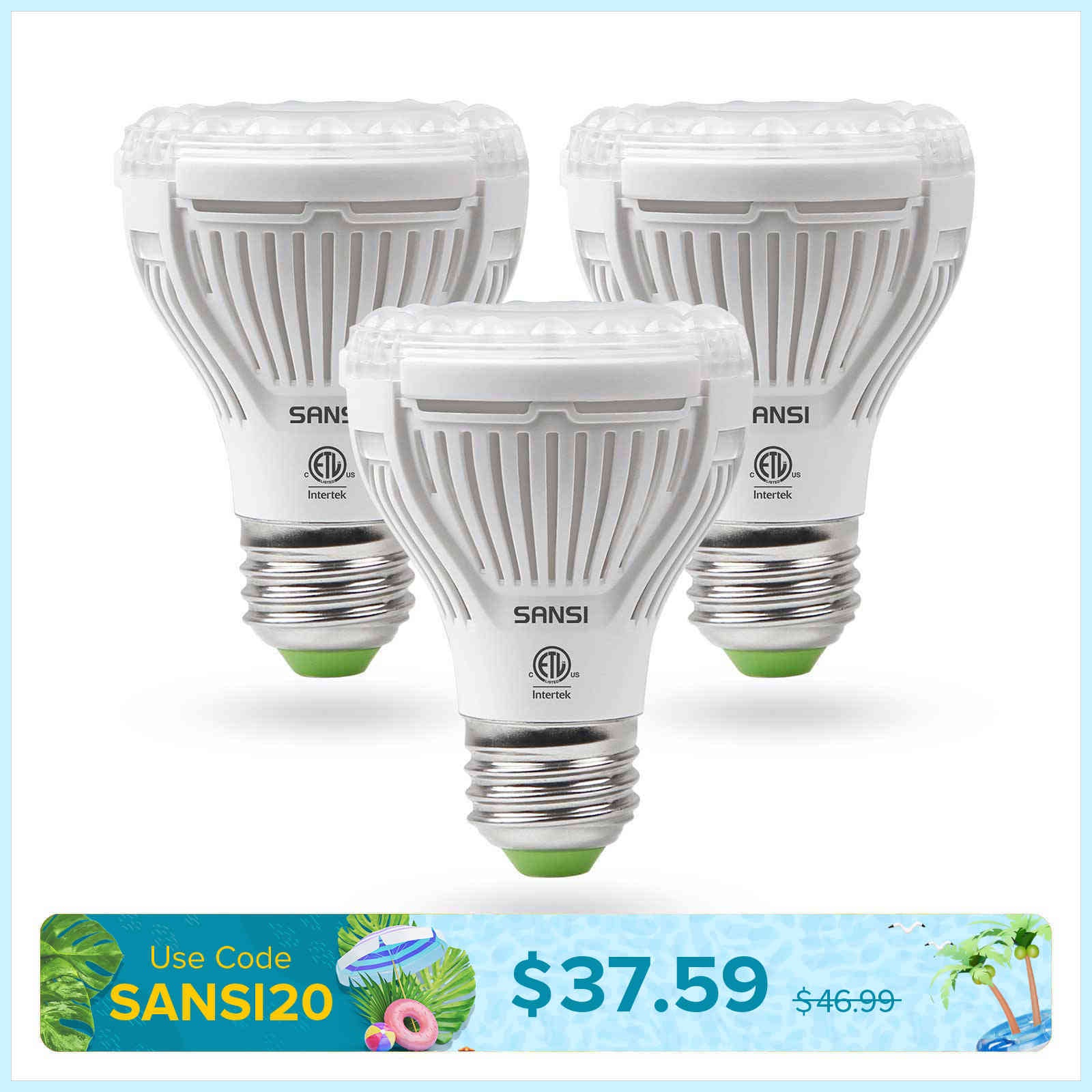 PAR20 10W LED Grow Light Bulb