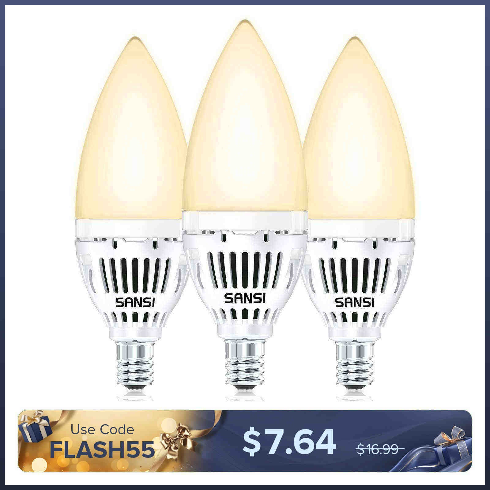 6W Candelabra LED Light Bulb (US ONLY)