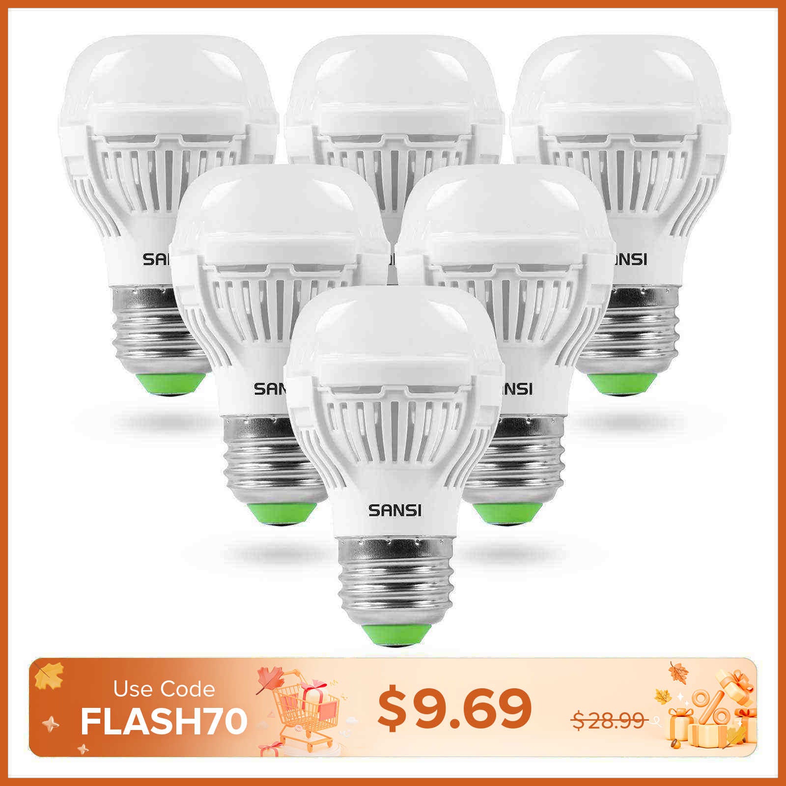 Upgraded A15 9W LED 2700K/3000K/4000K/5000K Light Bulb (US ONLY)