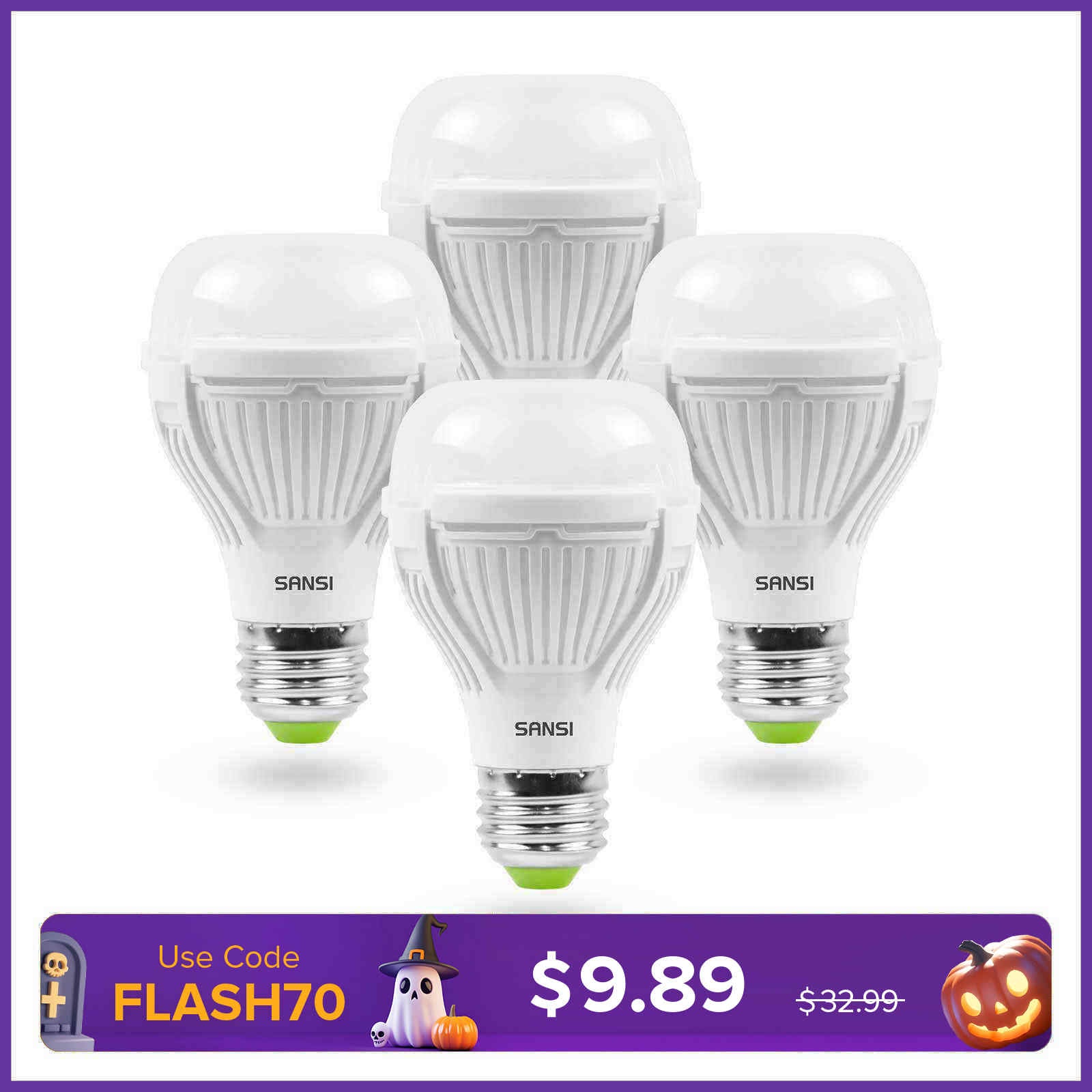 Upgraded A19 13W LED 3000K/5000K Light Bulb (US ONLY)