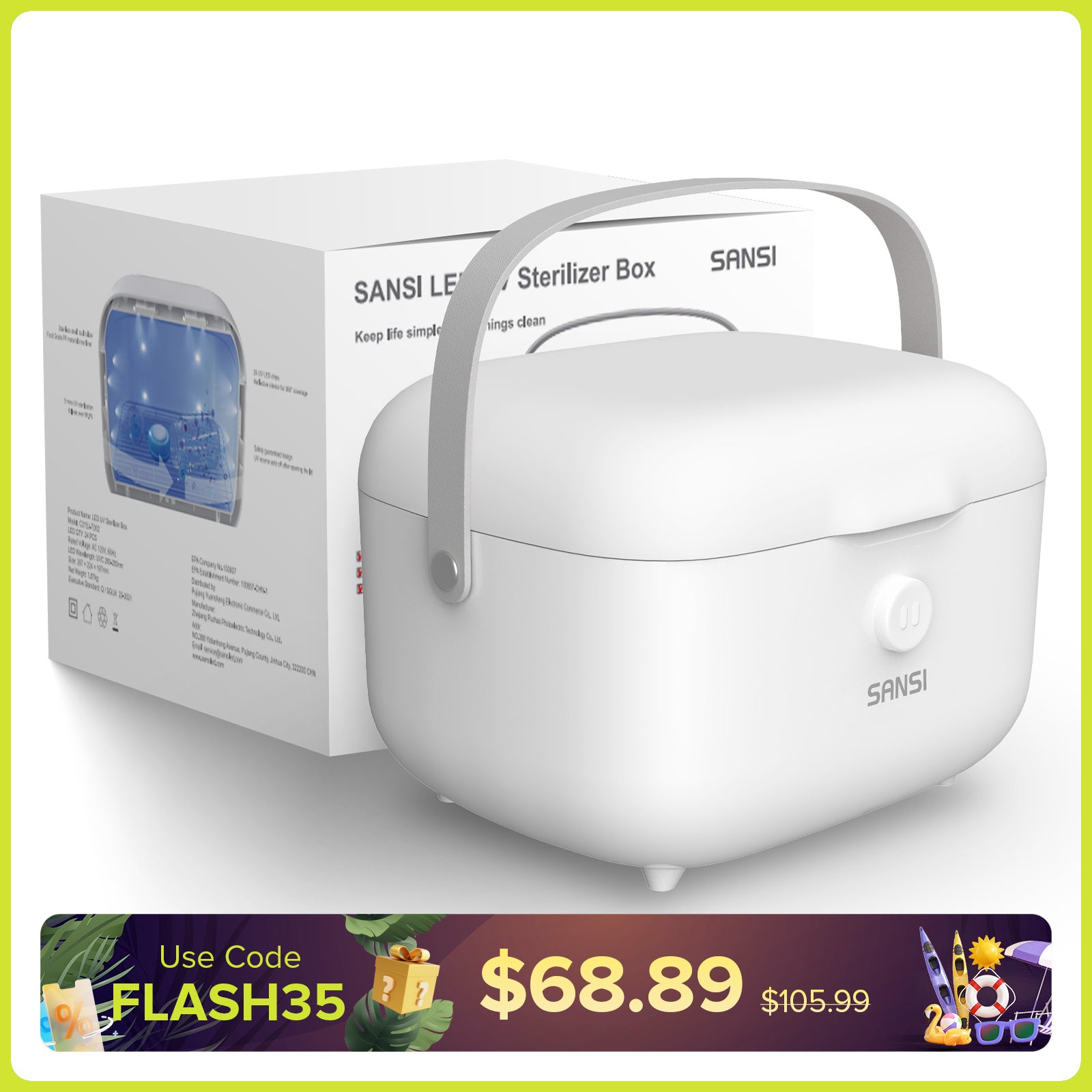 Scatola disinfettante con luce UV da 15 W (SOLO USA)