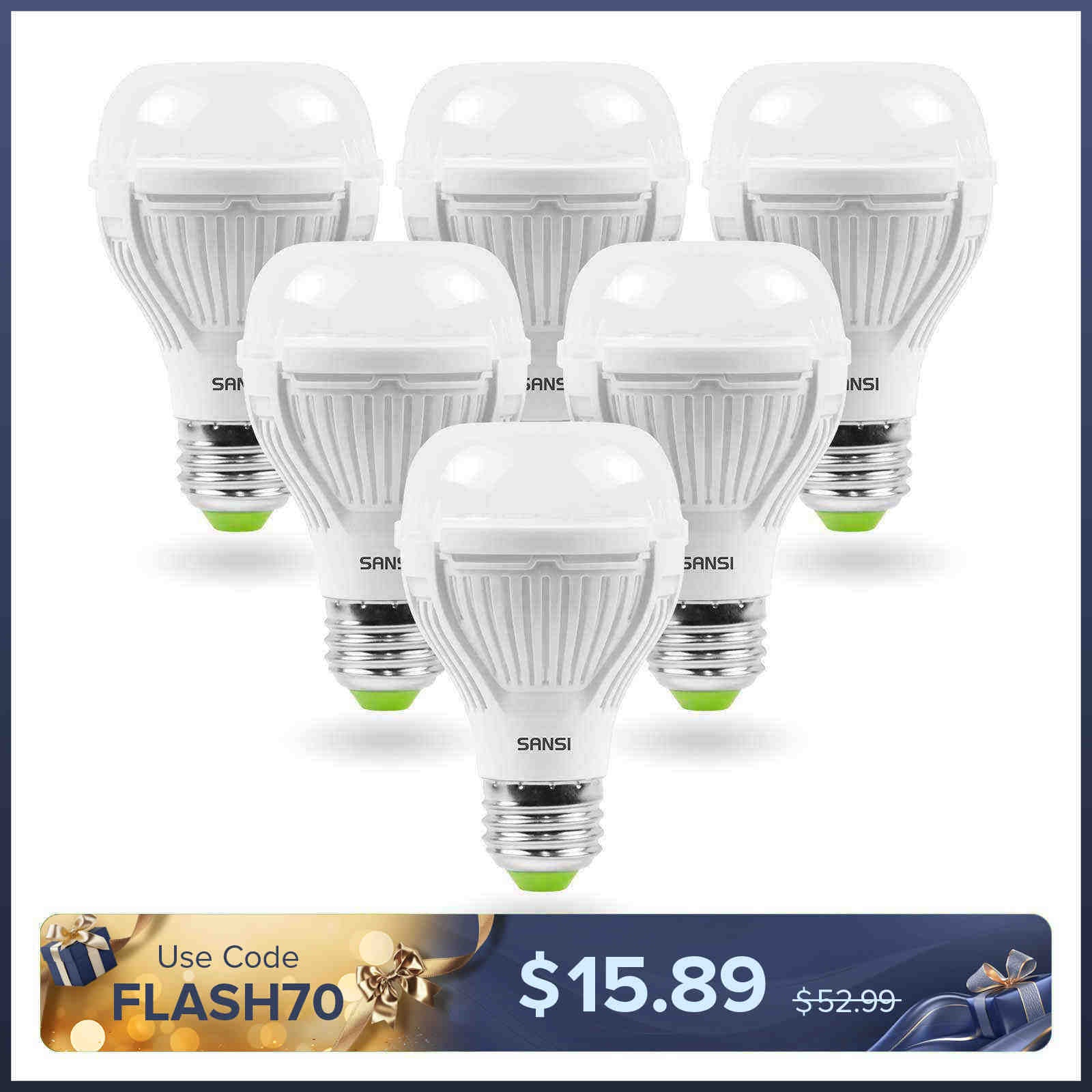 Upgraded A19 13W LED 3000K/5000K Light Bulb (US ONLY)