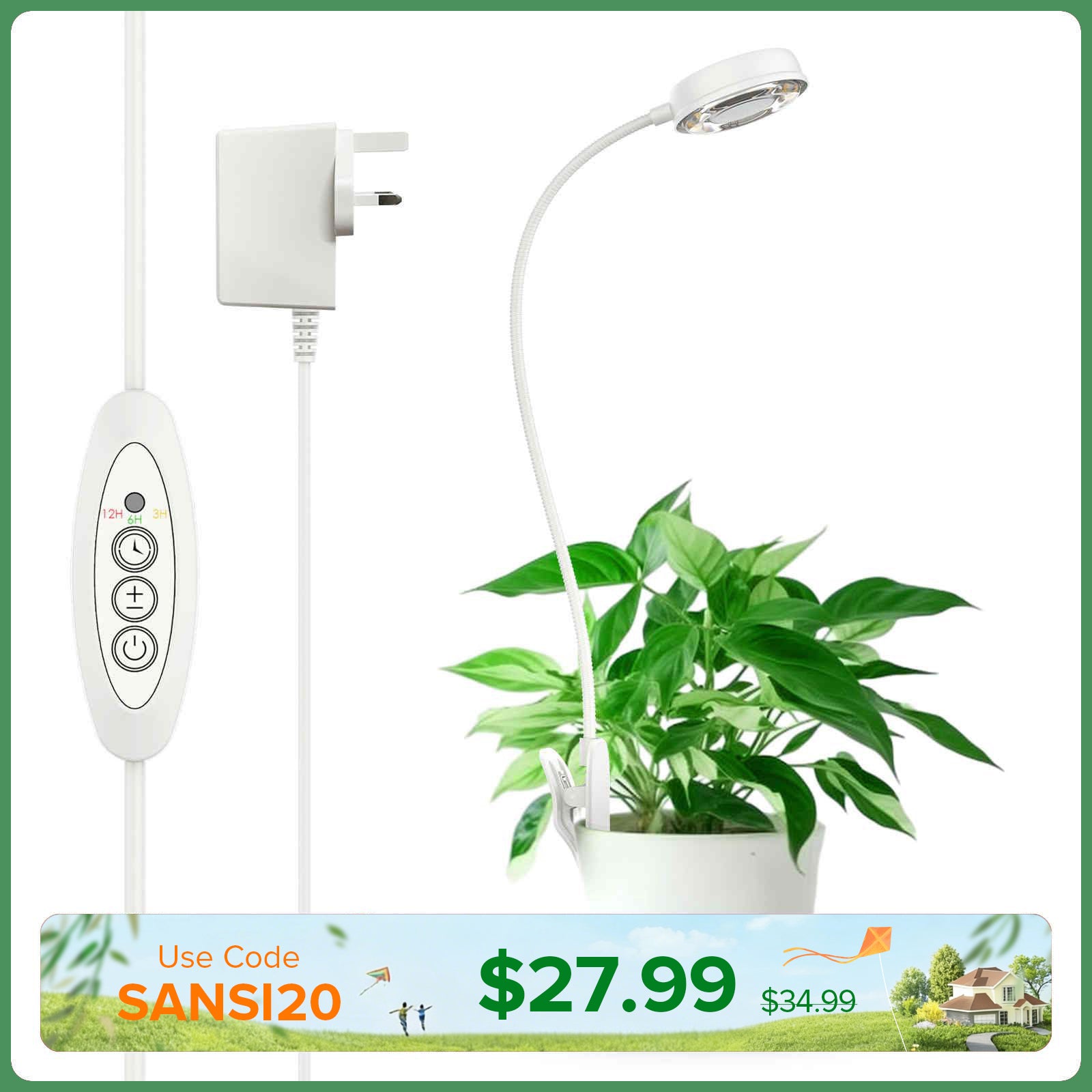 10W Topfclip-LED-Wachstumslicht