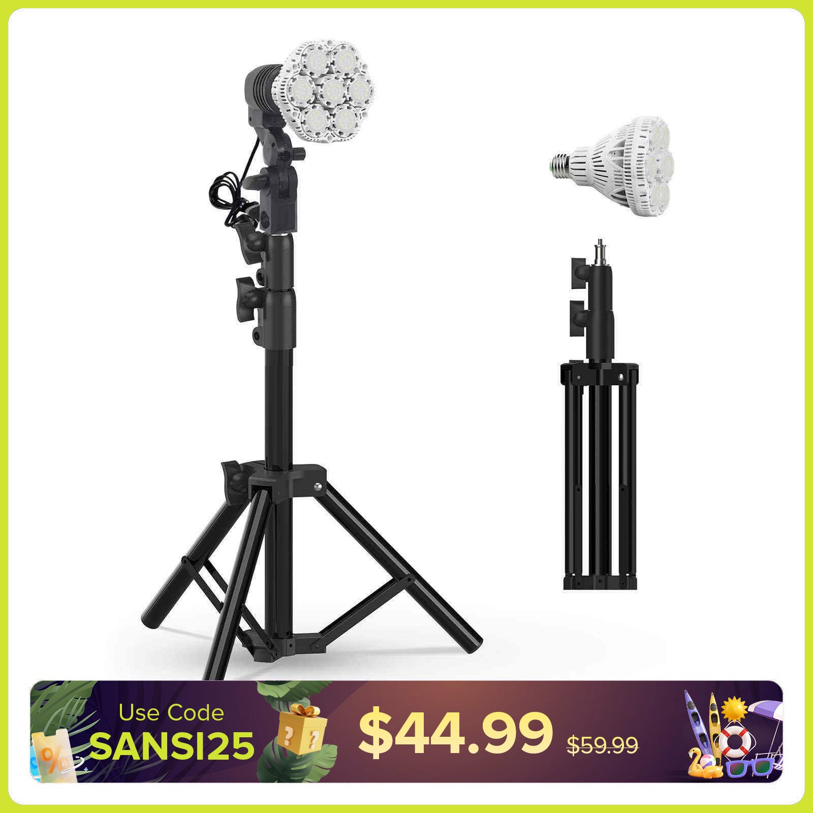 BR30 40W Led Work Light with Stand (US ONLY)