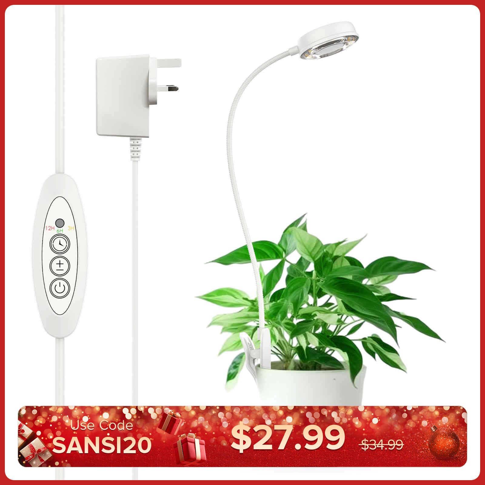 10W Topfclip-LED-Wachstumslicht