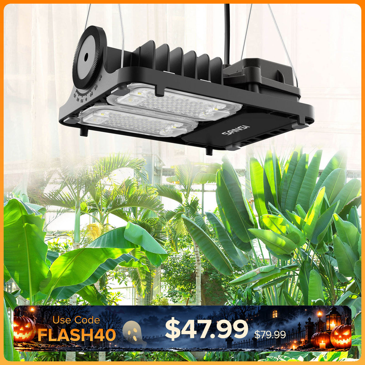 Dimmbare 70-W-LED-Pflanzenlampe (NUR FÜR GROSSBRITANNIEN)