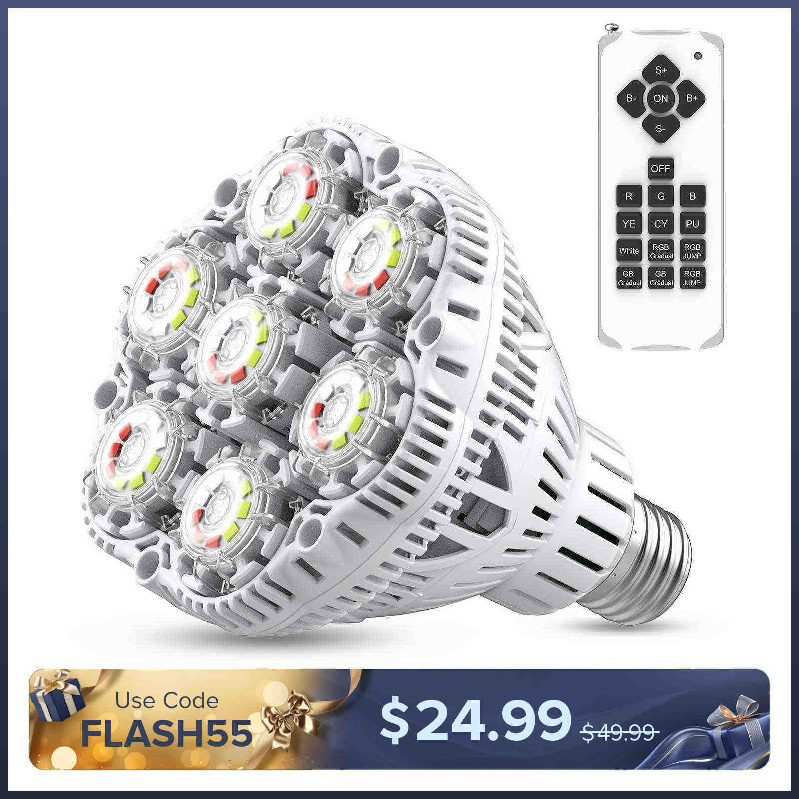 BR30 30 W LED-RGB-Pool-Glühbirne (NUR USA)