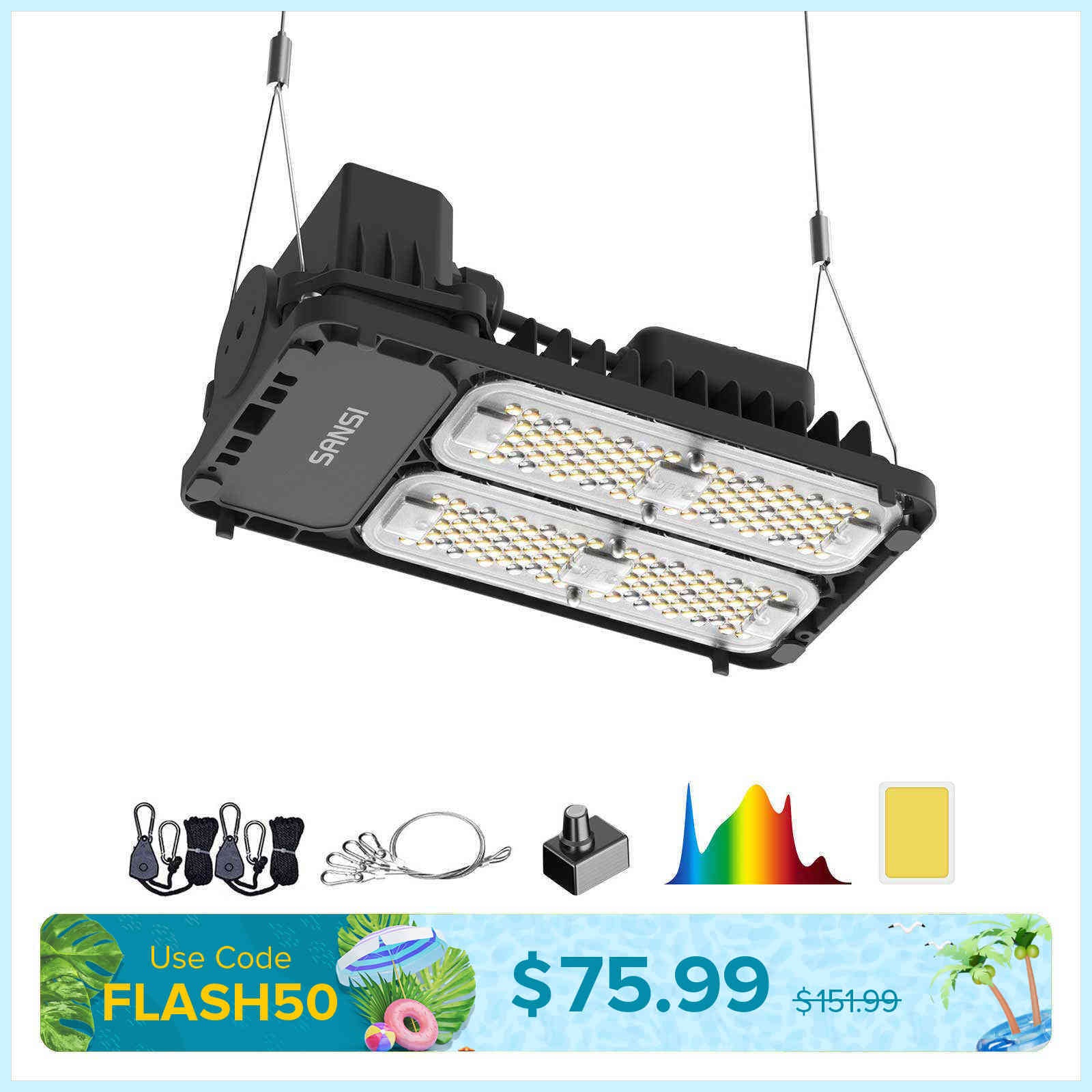 Dimmable 100W LED Grow Light (EU ONLY)