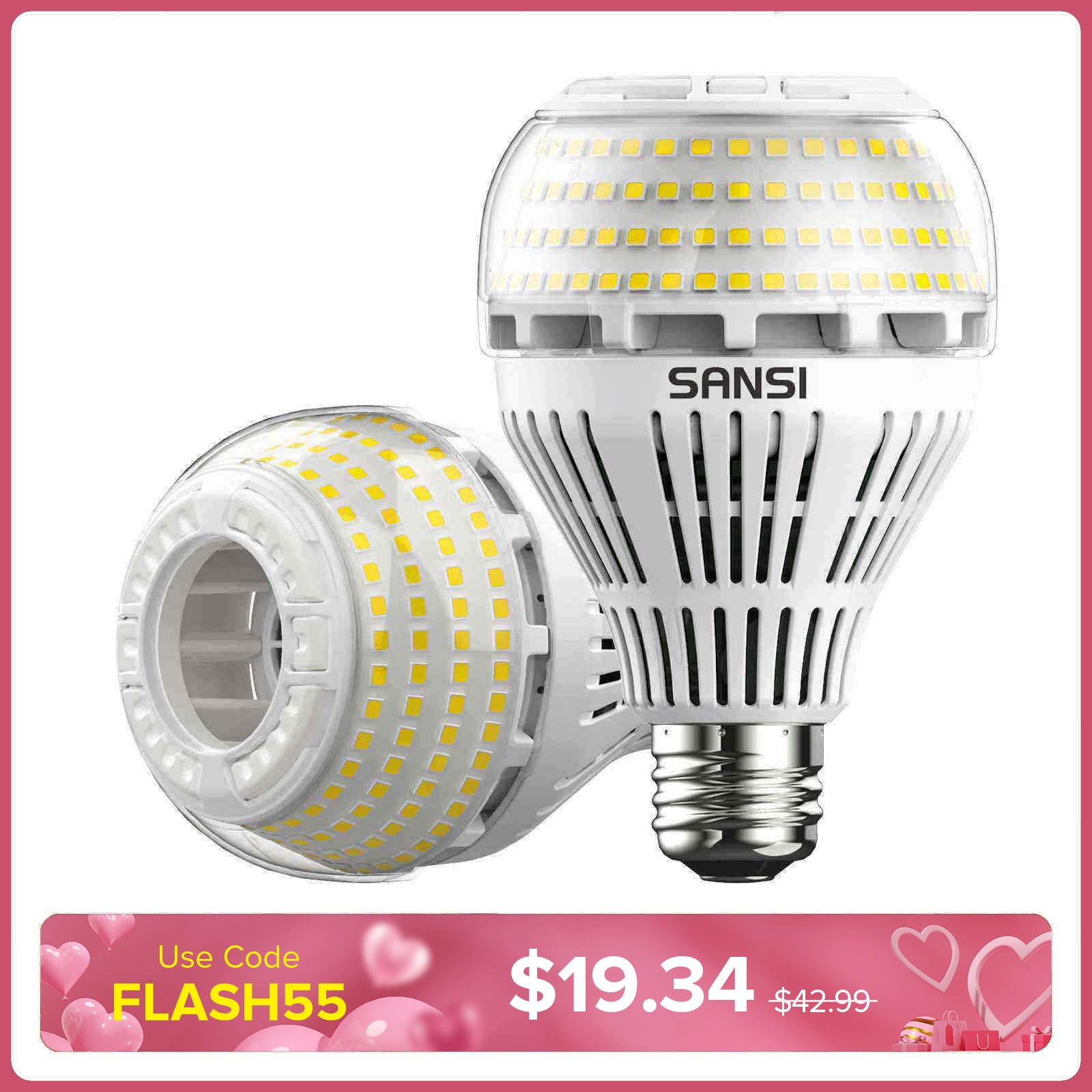 A21 22W LED 3000K/5000K Light Bulb