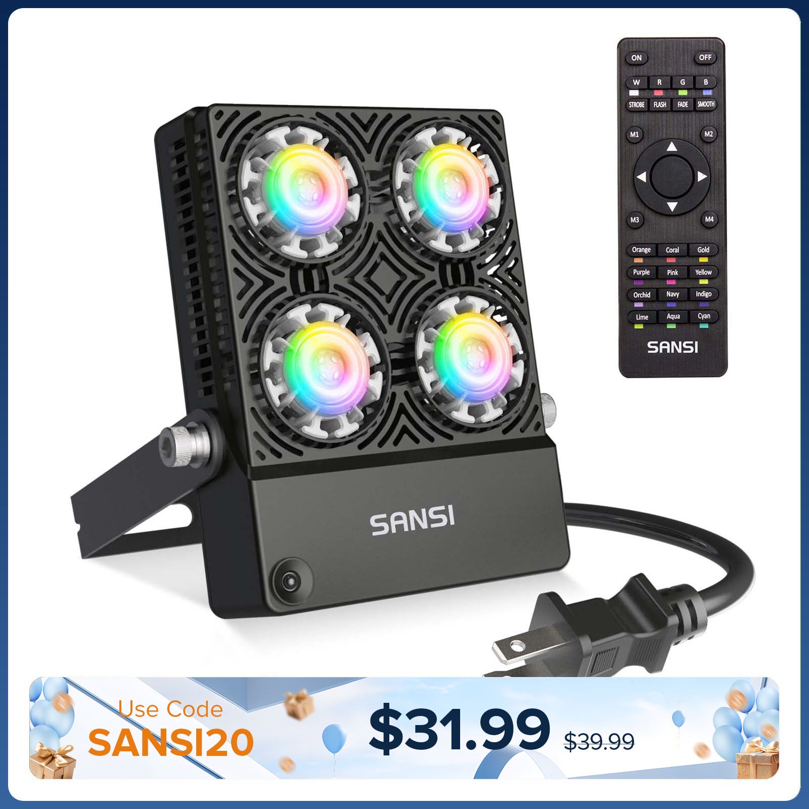 30W RGB LED-Flutlicht (NUR USA)
