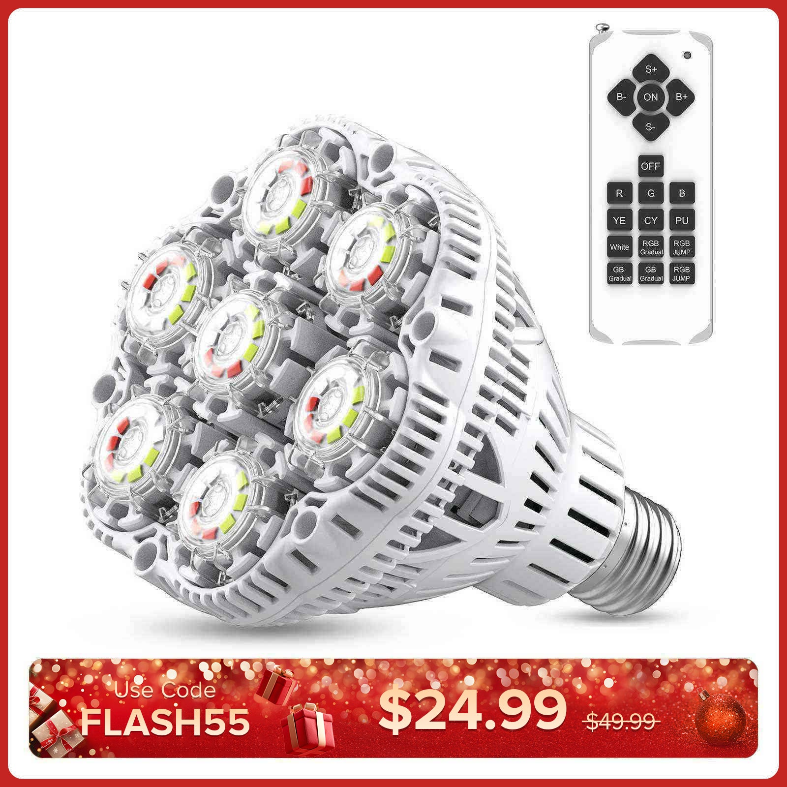 BR30 30 W LED-RGB-Pool-Glühbirne (NUR USA)