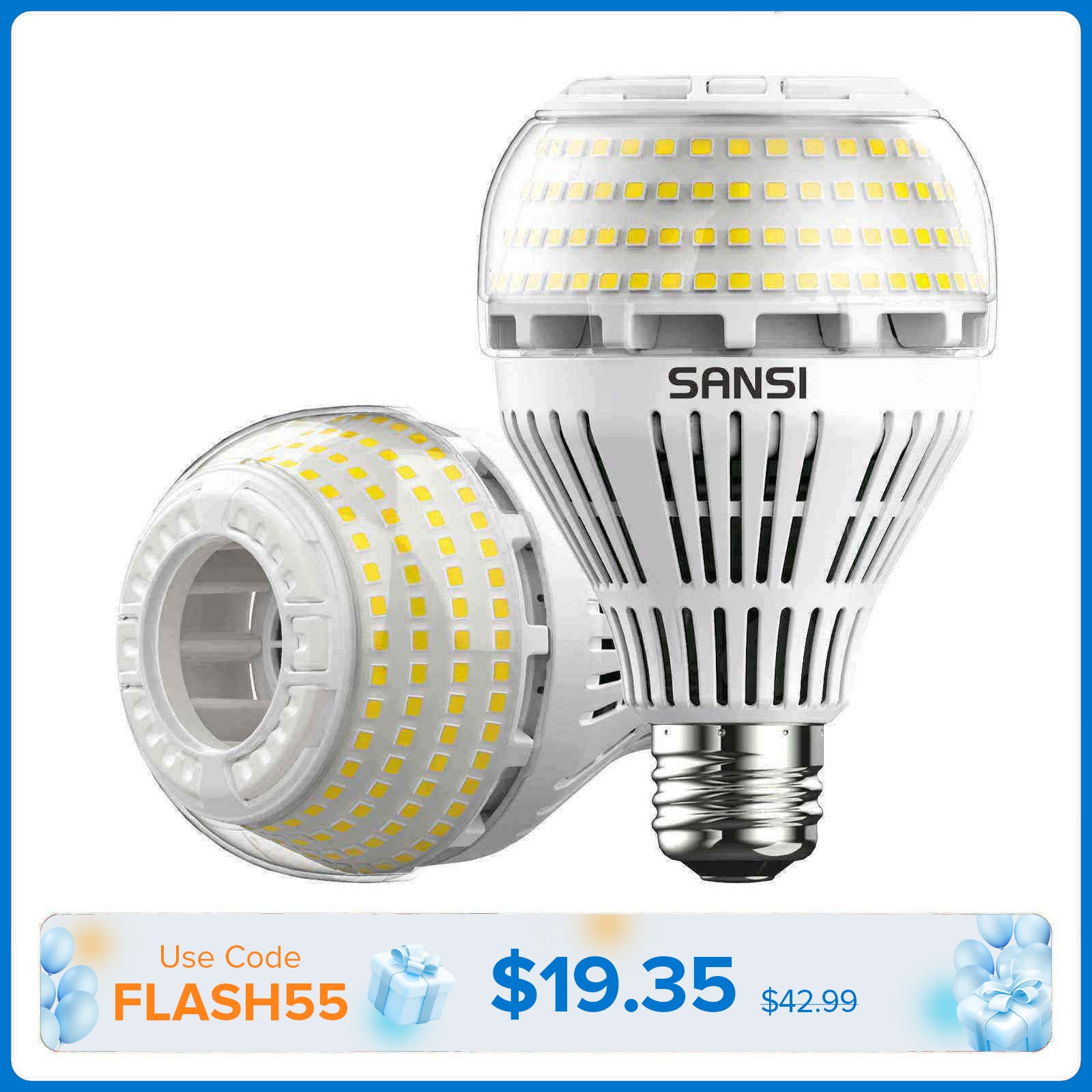 A21 22W LED 3000K/5000K Glühbirne