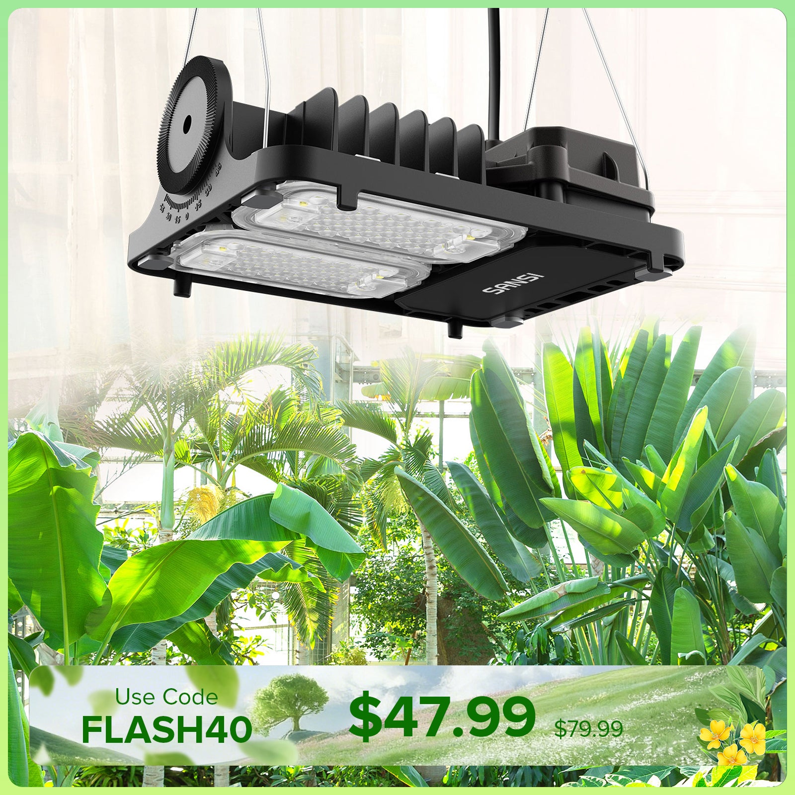 Dimmable 70W LED Grow Light (EU/UK ONLY)